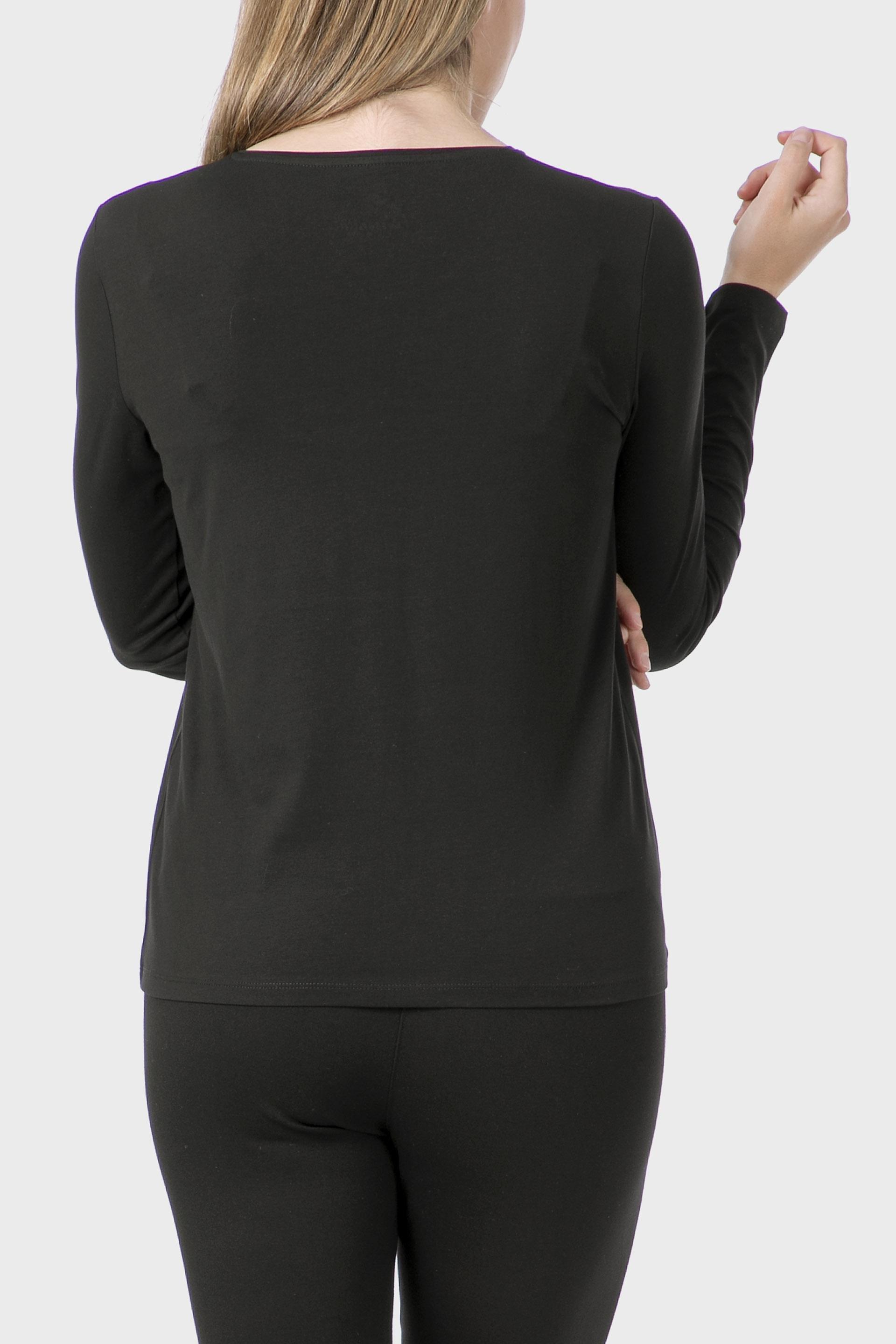 Black Basic T-Shirt, 3701_120, large image number 2