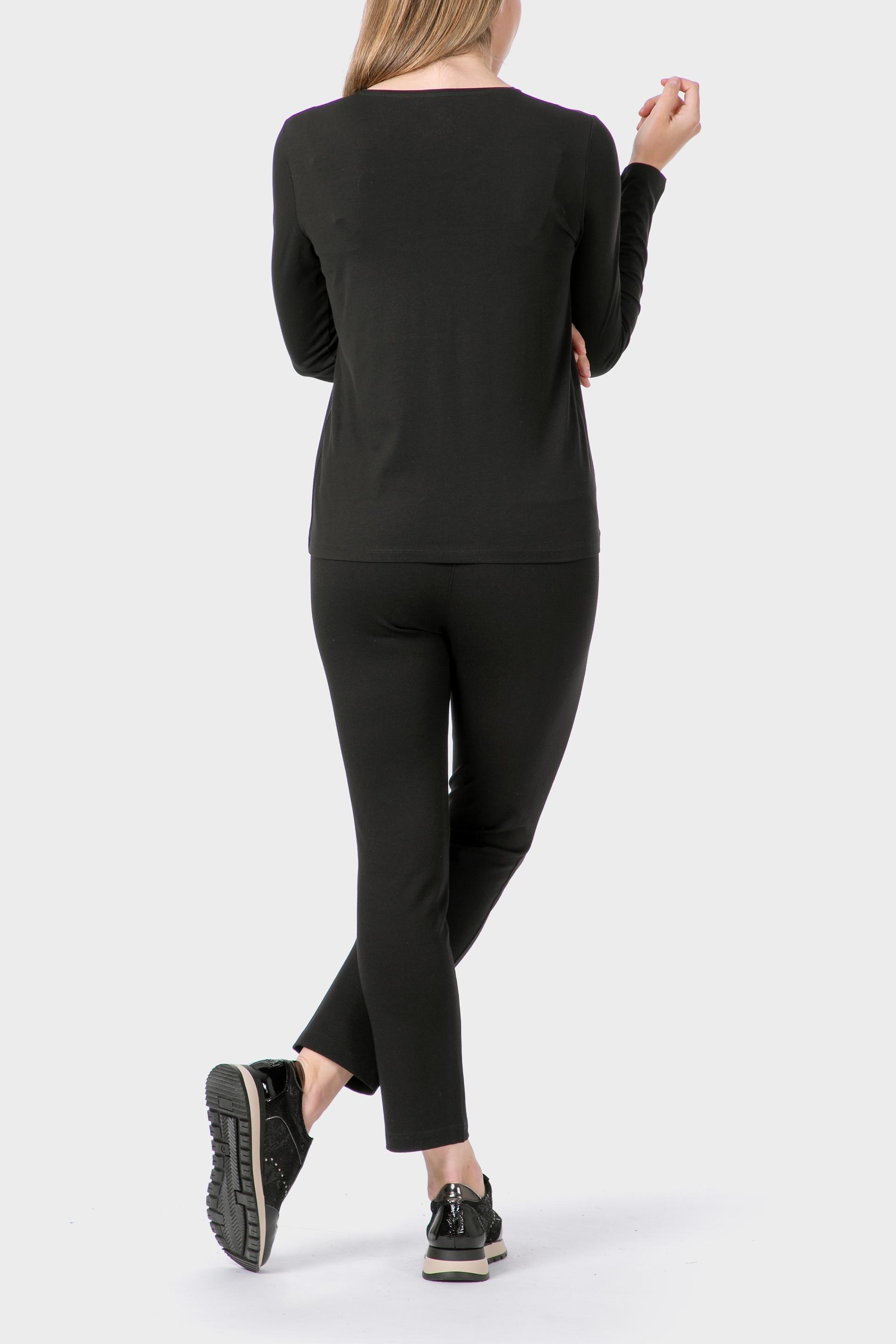 Black Basic T-Shirt, 3701_120, large image number 3