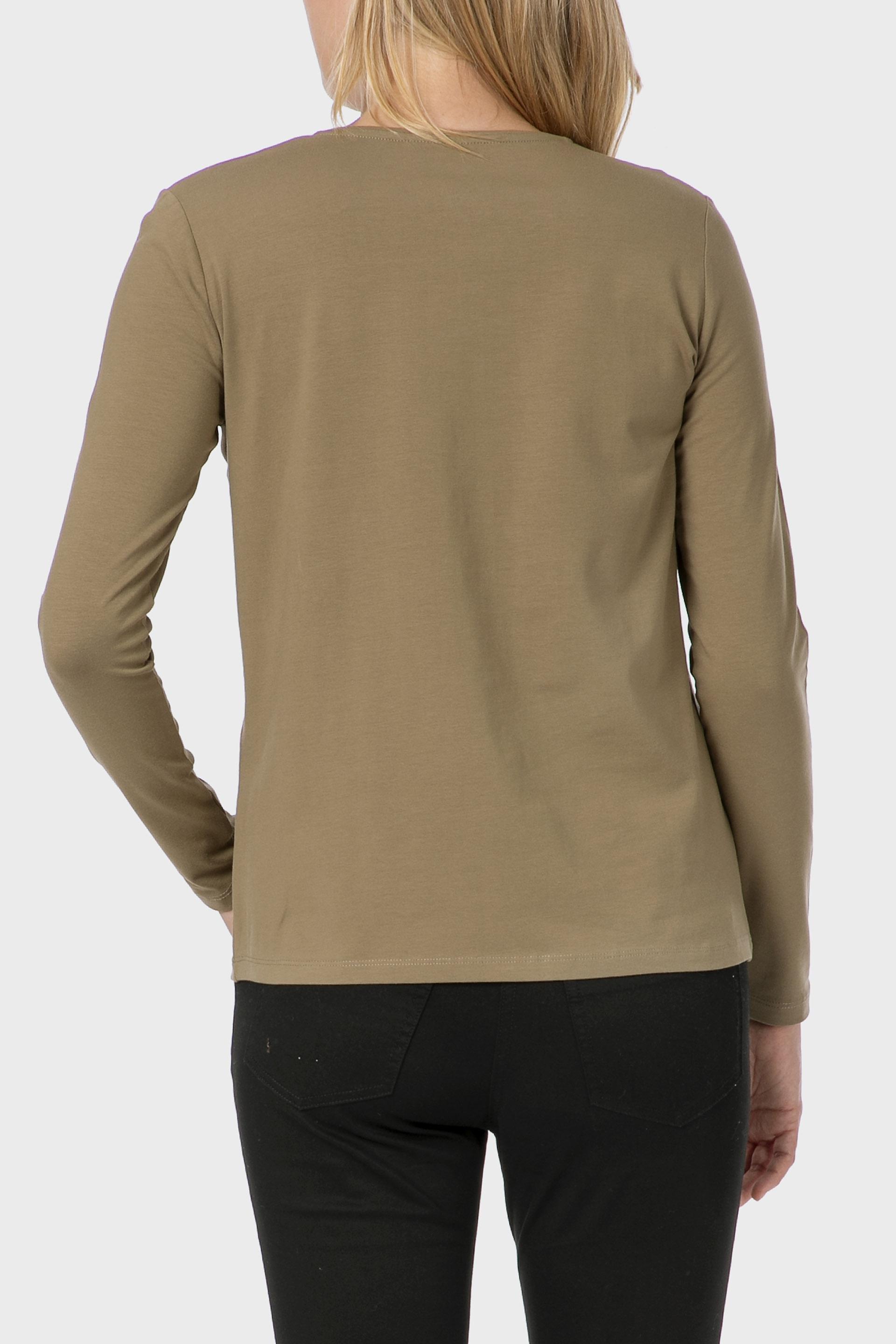 Khaki Basic T-Shirt, , large image number 2