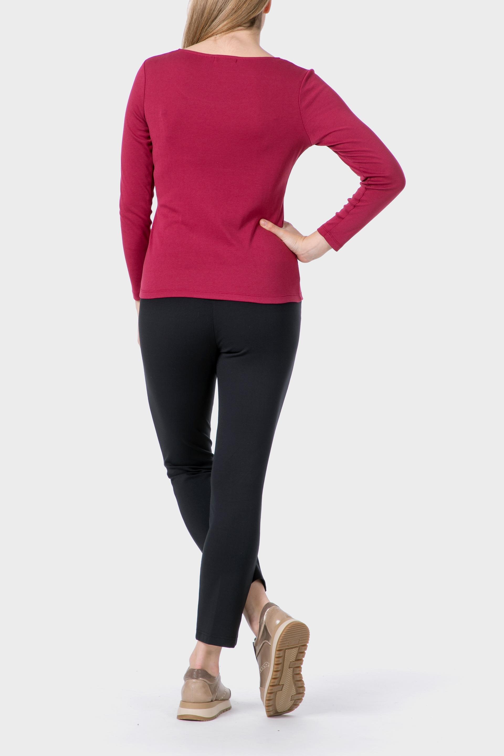 تيشيرت مزين بجواهر، أحمر, Red Pomegranate, large image number 3