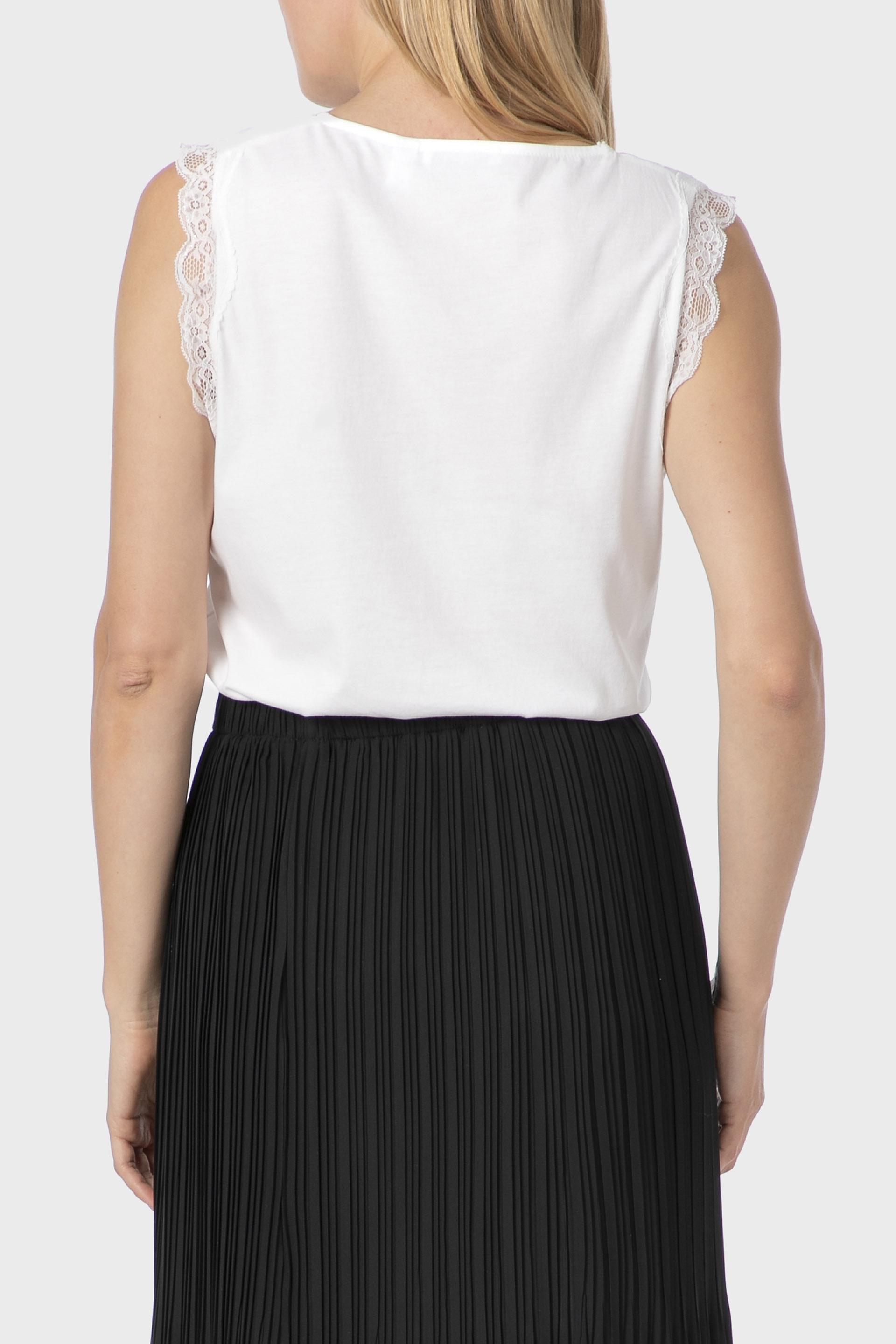 White Lace T-Shirt, , large image number 1