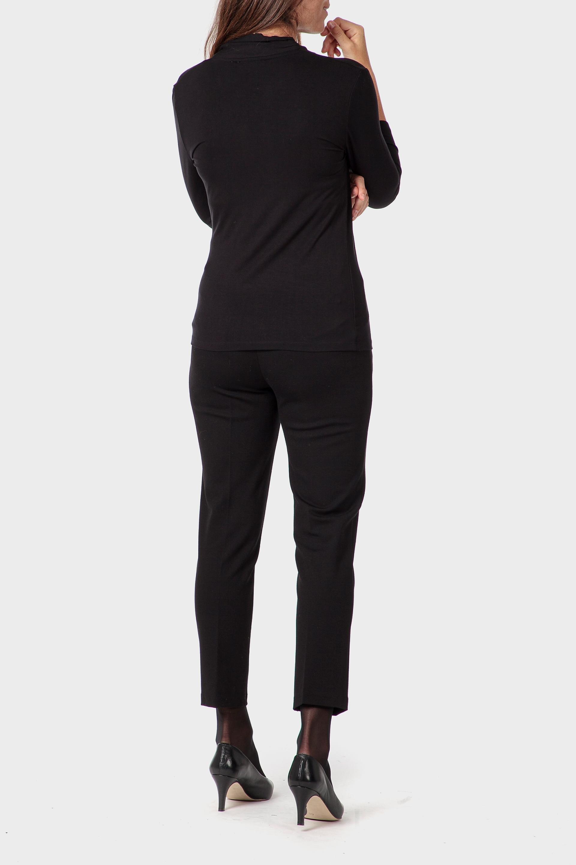 Black Criss-Cross T-Shirt, Black, large image number 3