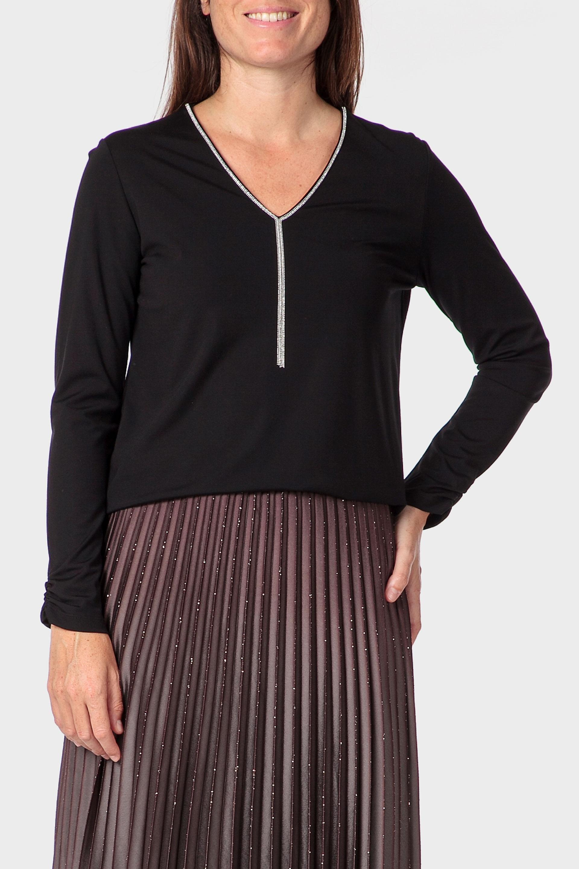 تيشيرت، أسود, Black, large