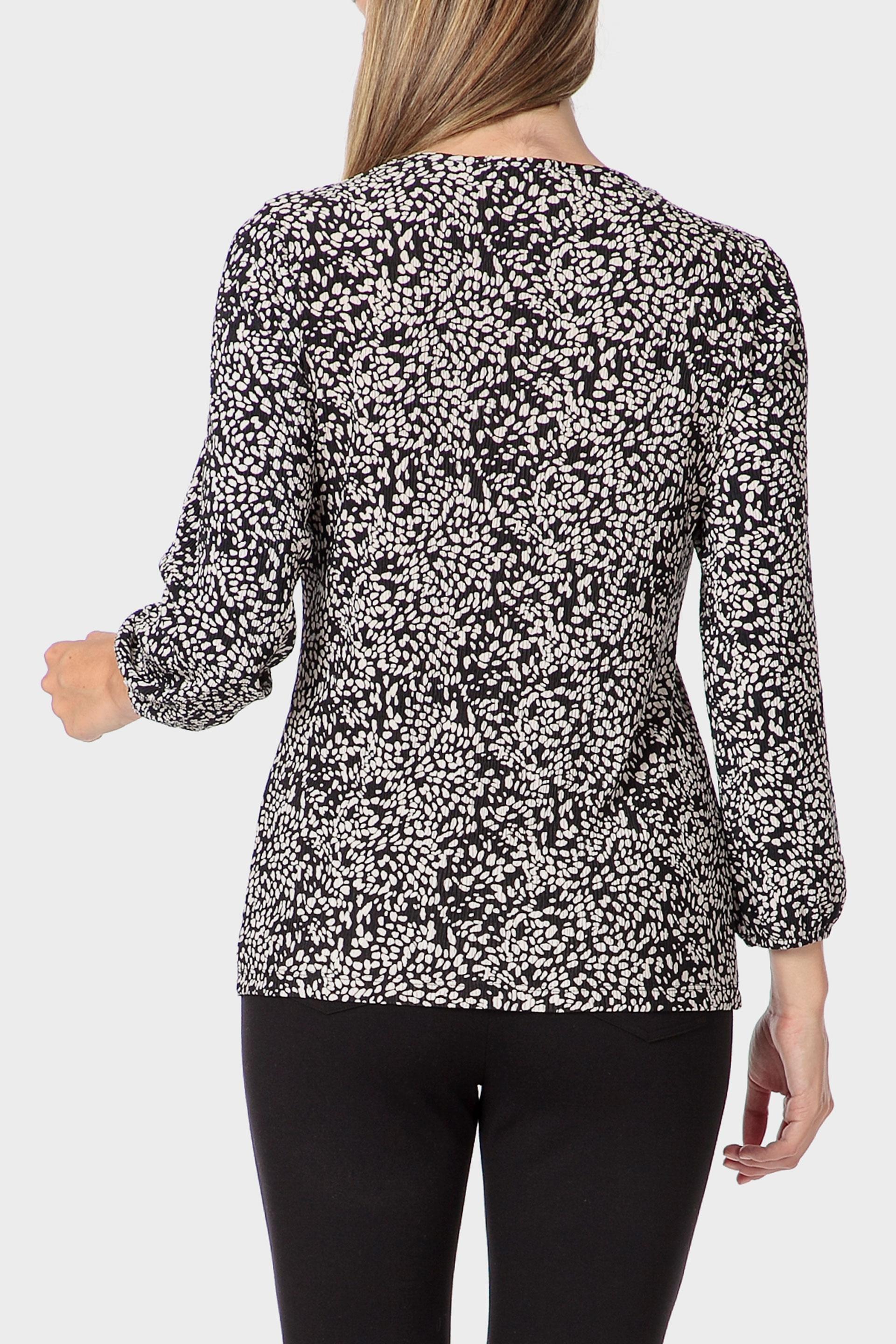 Black Printed T-Shirt, Black, medium