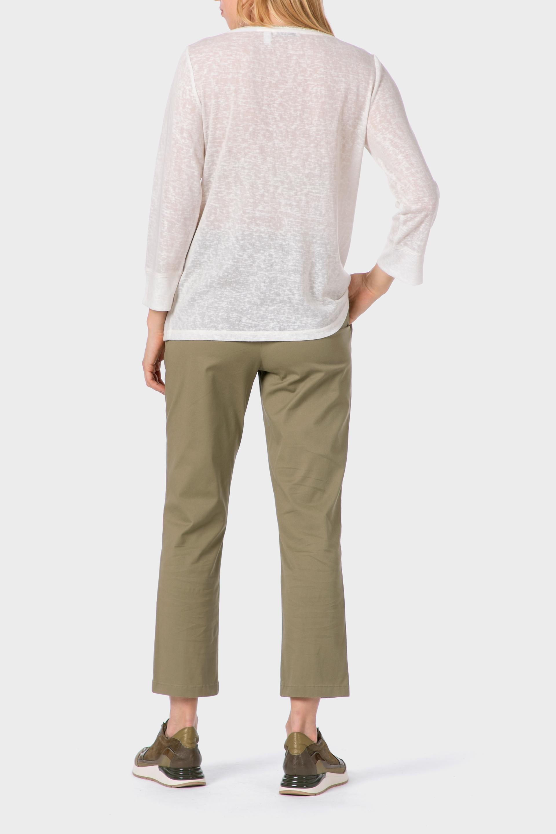 Beige Printed T-Shirt, 3701_126, large image number 3