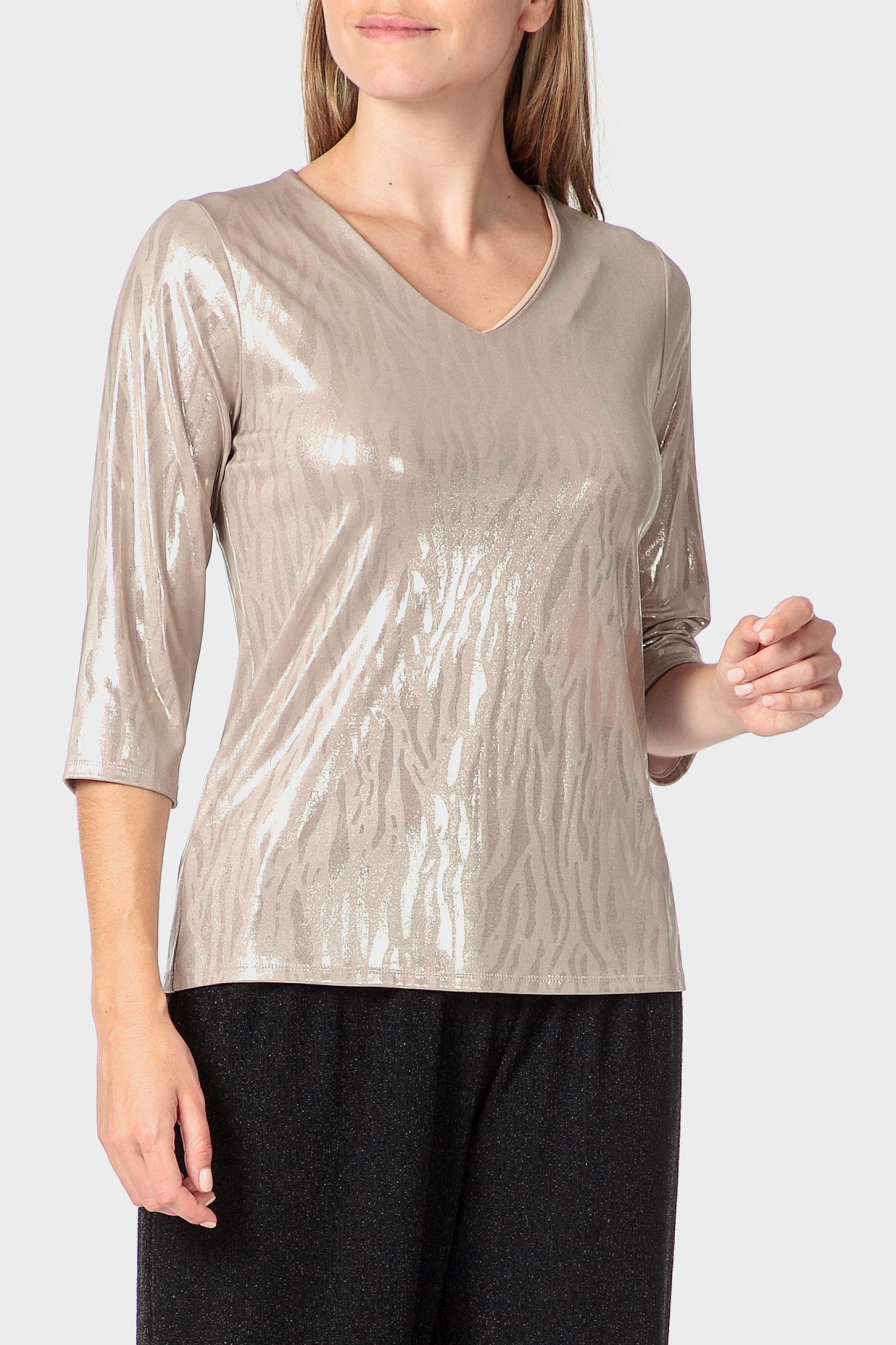 تيشيرت فانتاسي، كريمي, Metal Golden, medium