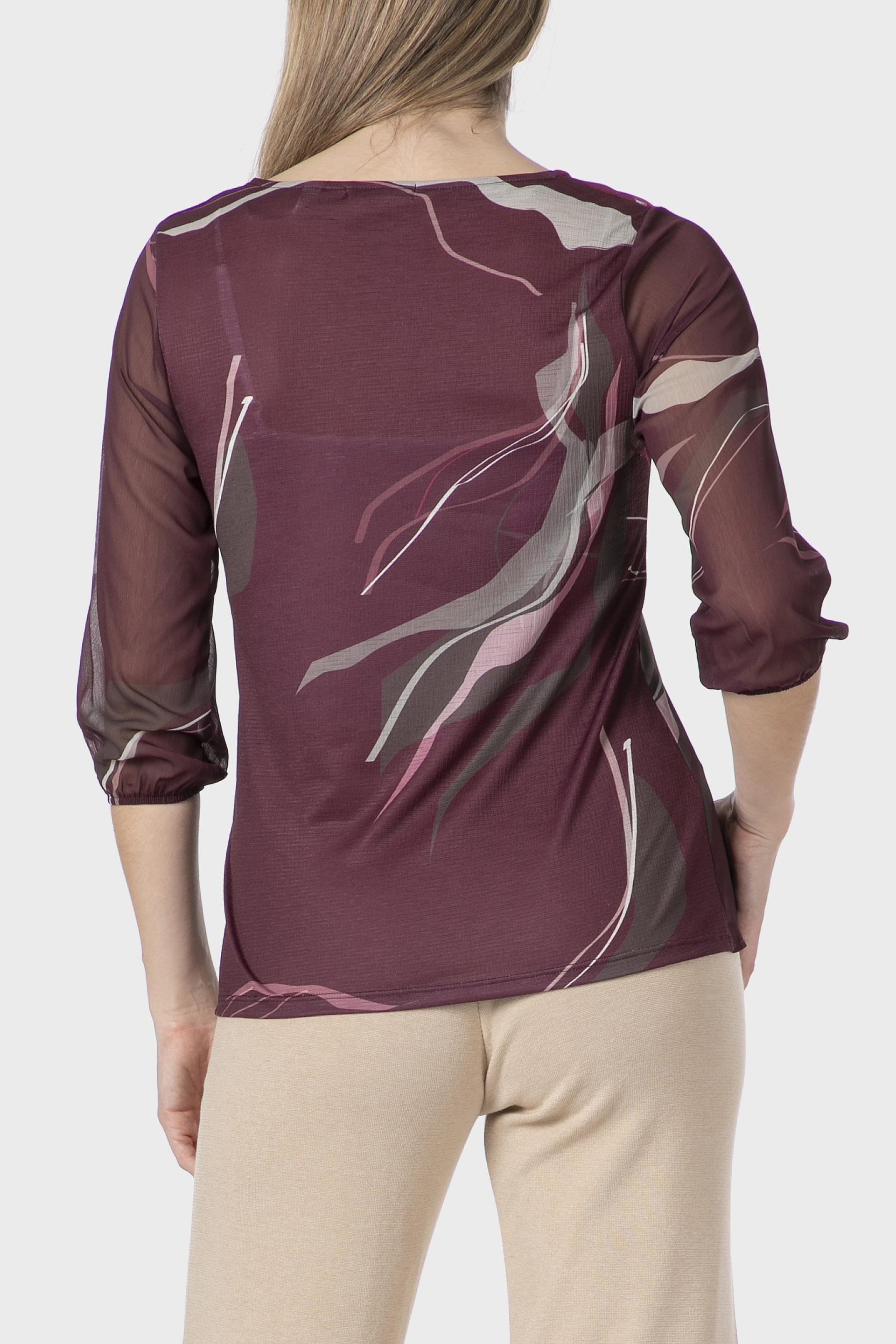 Purple Printed T-Shirt, 3701_143, large image number 2