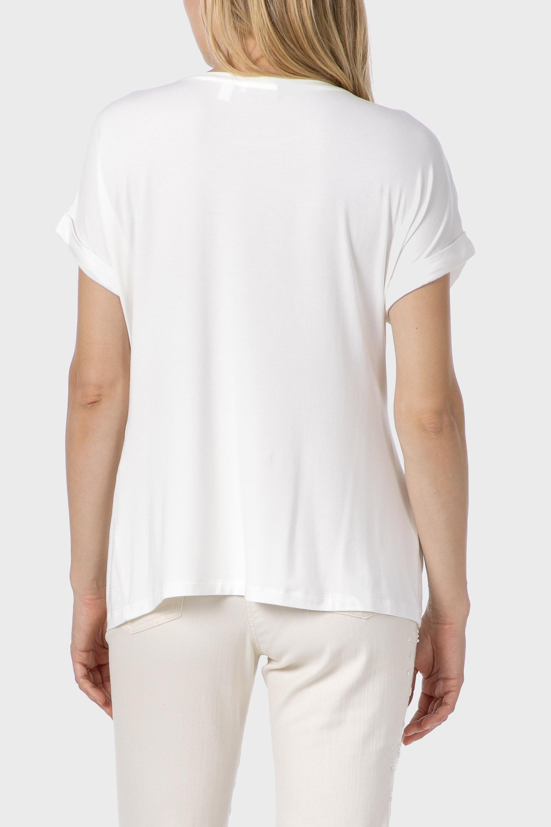 White Printed T-Shirt, , large image number 1
