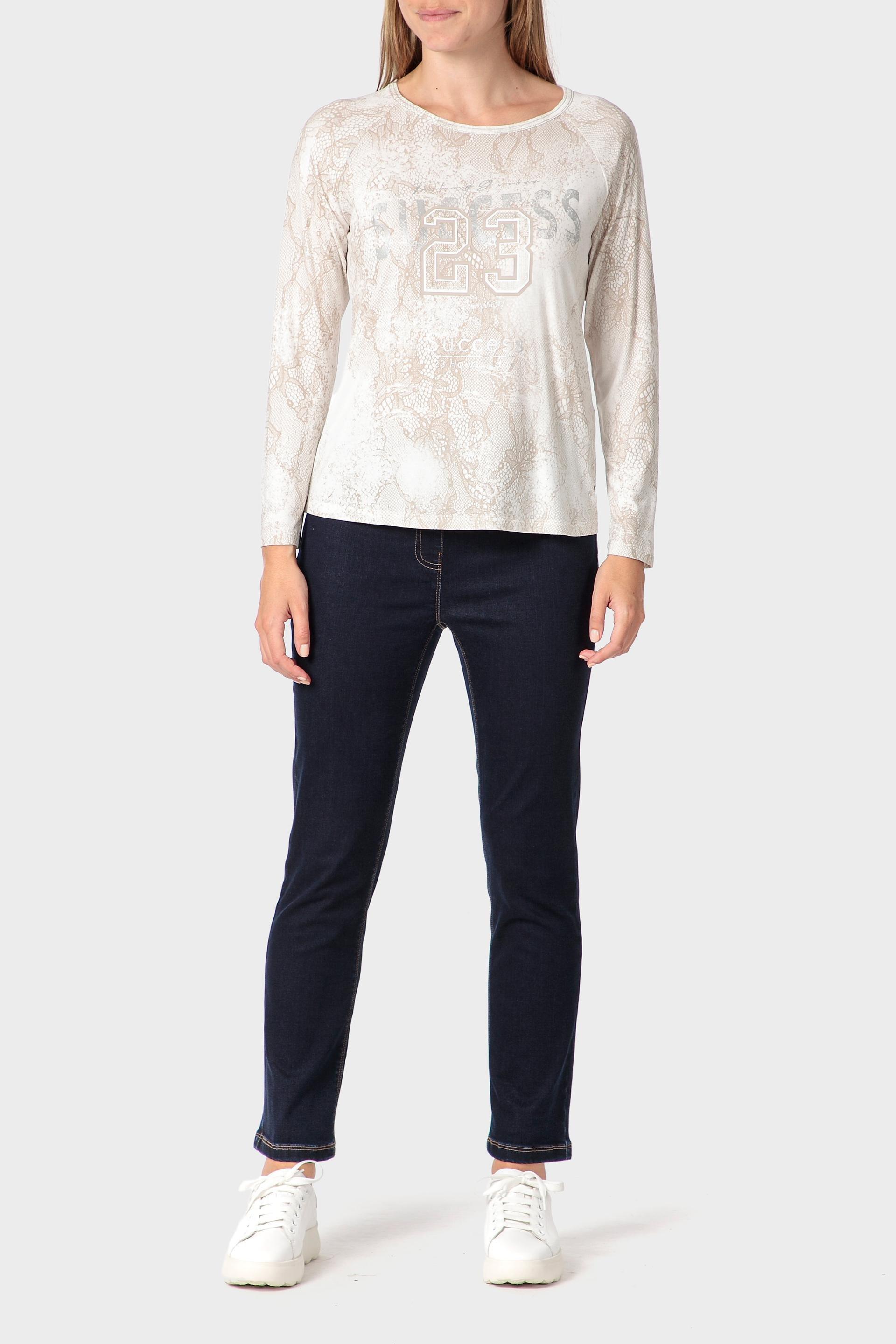 تيشيرت بطبعة، بيج, Beige Sand, medium