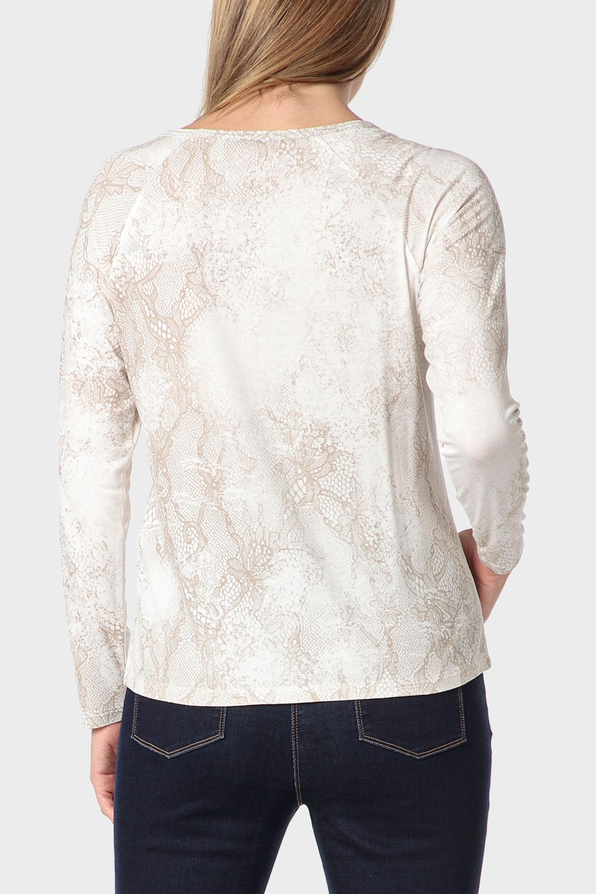 تيشيرت بطبعة، بيج, Beige Sand, medium