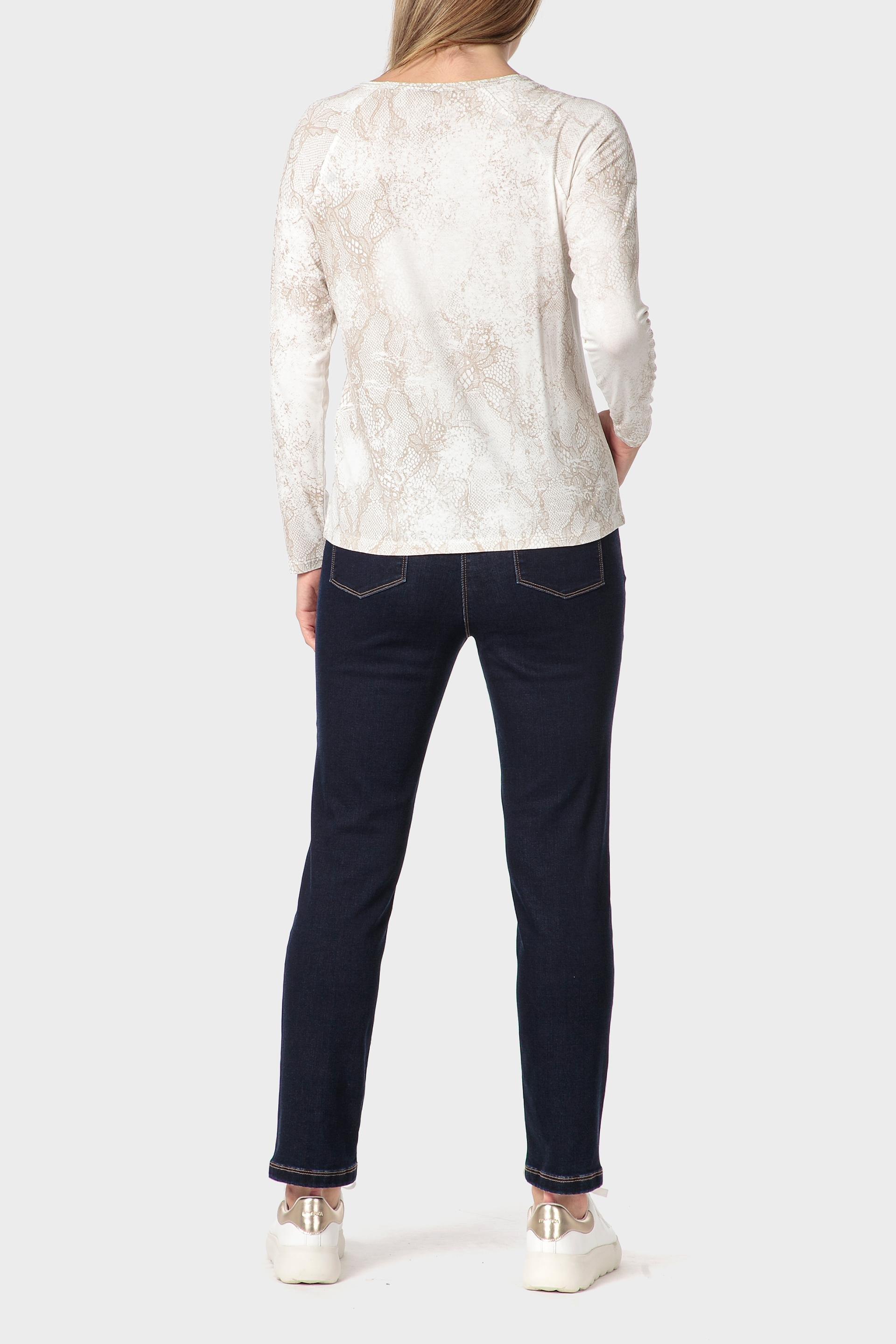 Beige Printed T-Shirt, Beige Sand, large image number 3