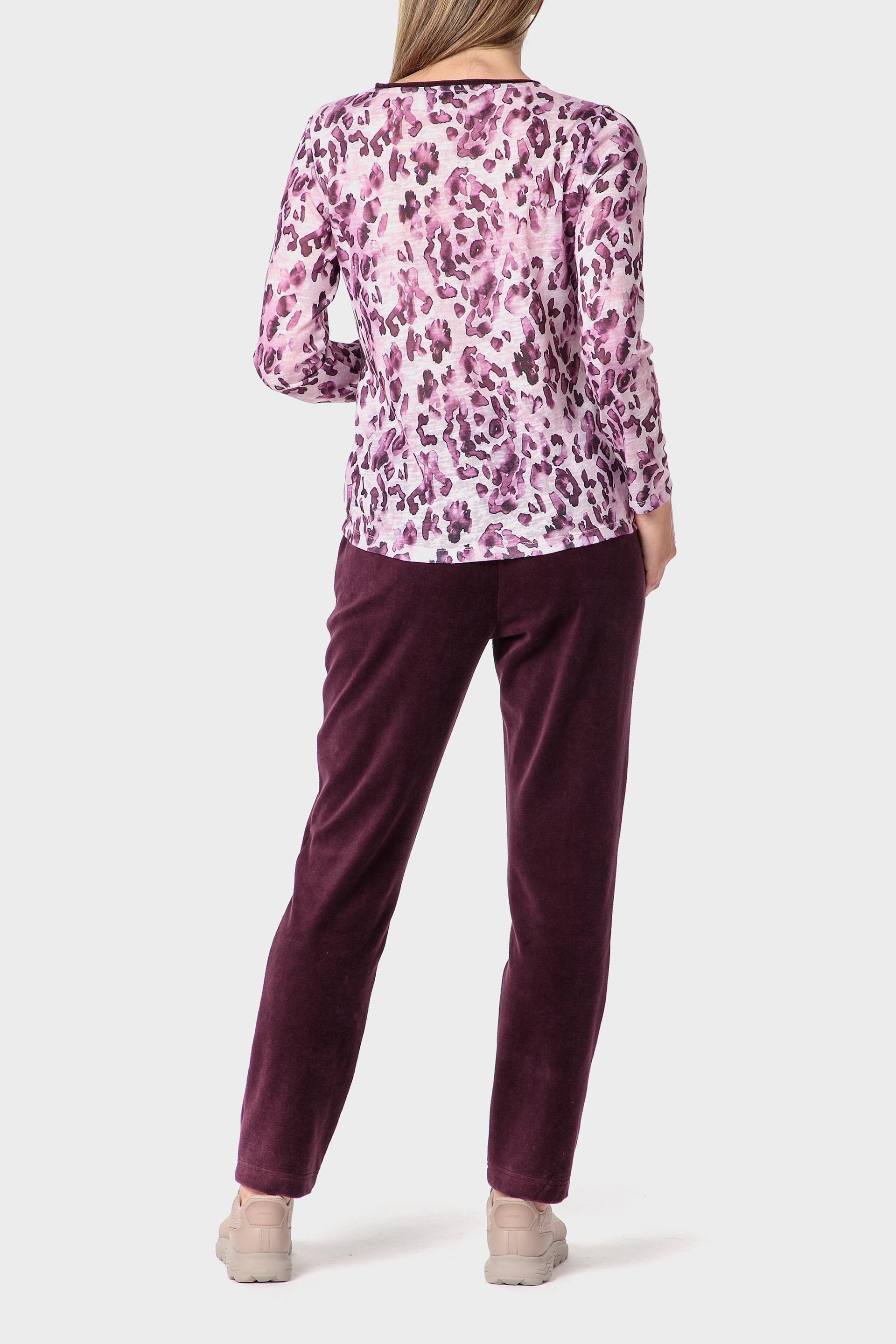 تيشيرت بطبعة، وردي, Purple, large image number 3