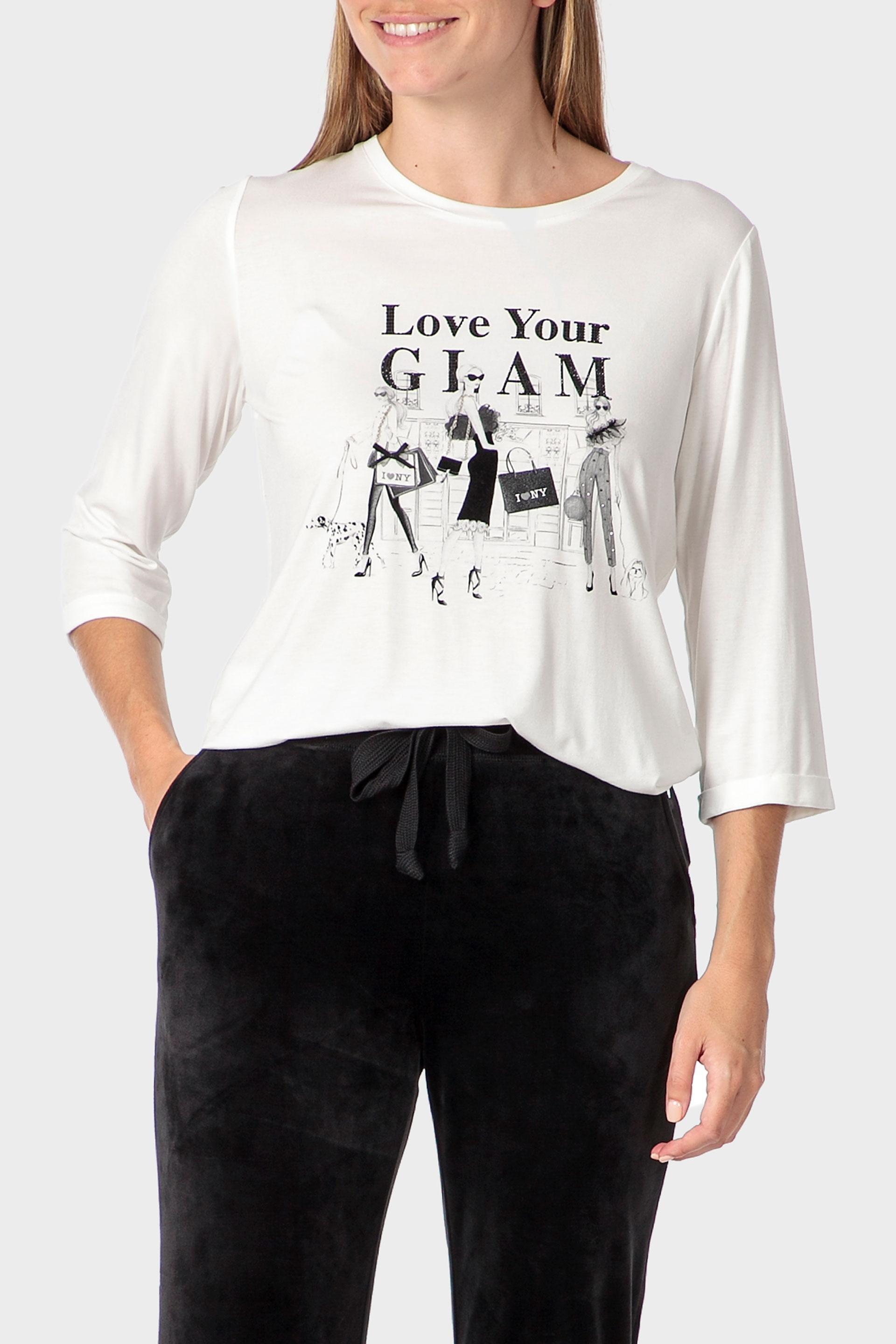 White T-Shirt, Beige Talc, large image number 0