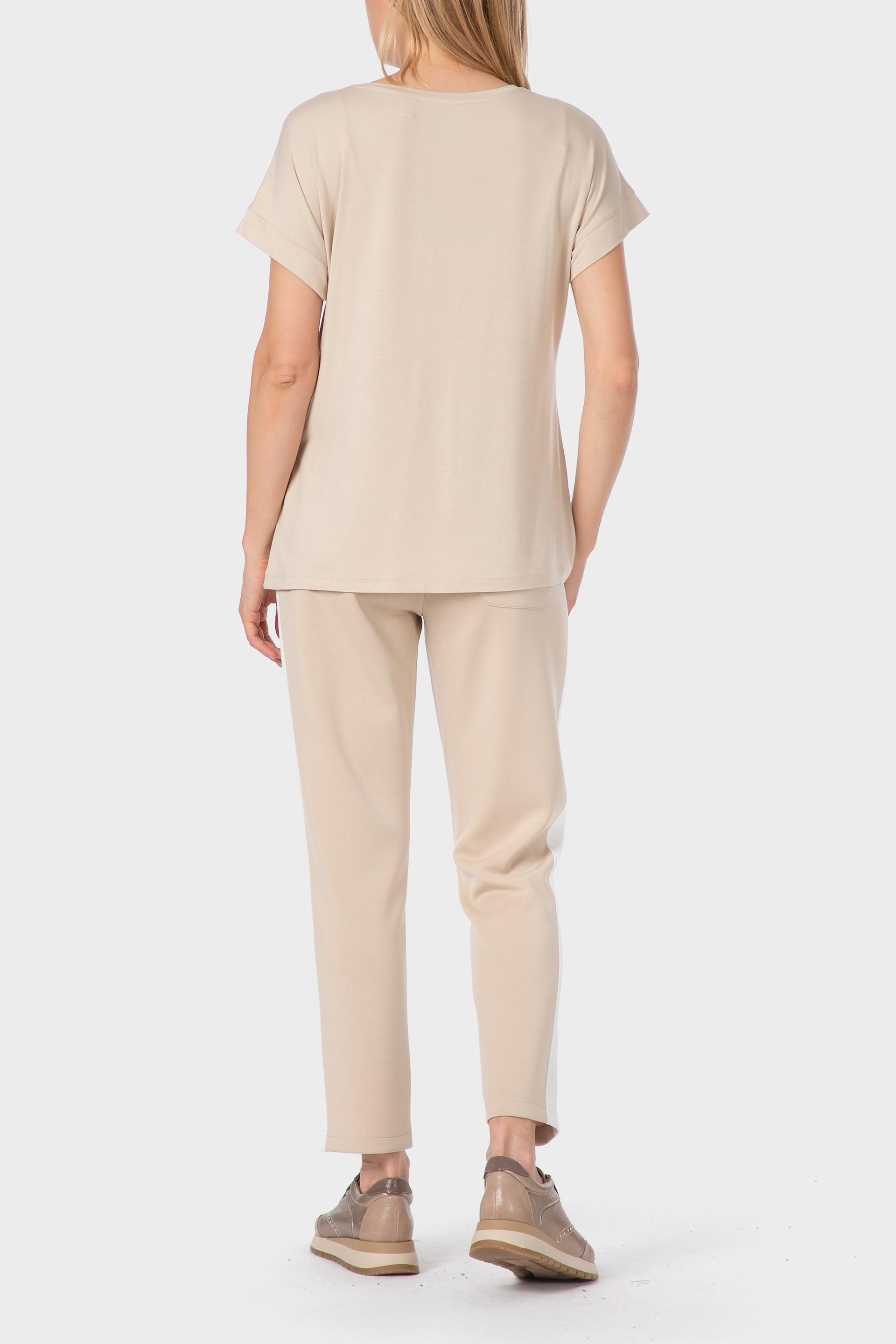 Beige Printed T-Shirt, , large image number 3