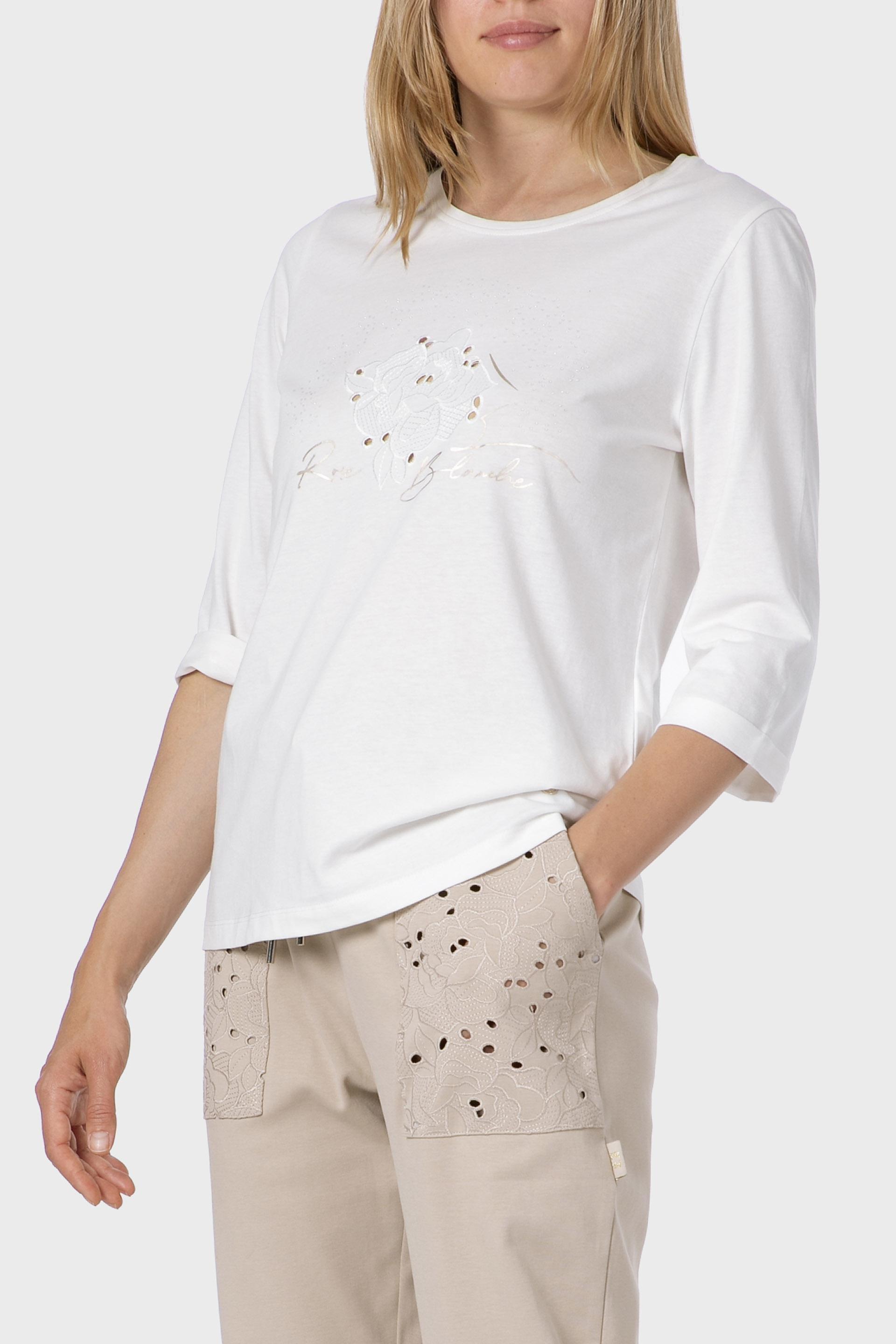 تيشيرت أبيض, Beige Talc, large image number 0