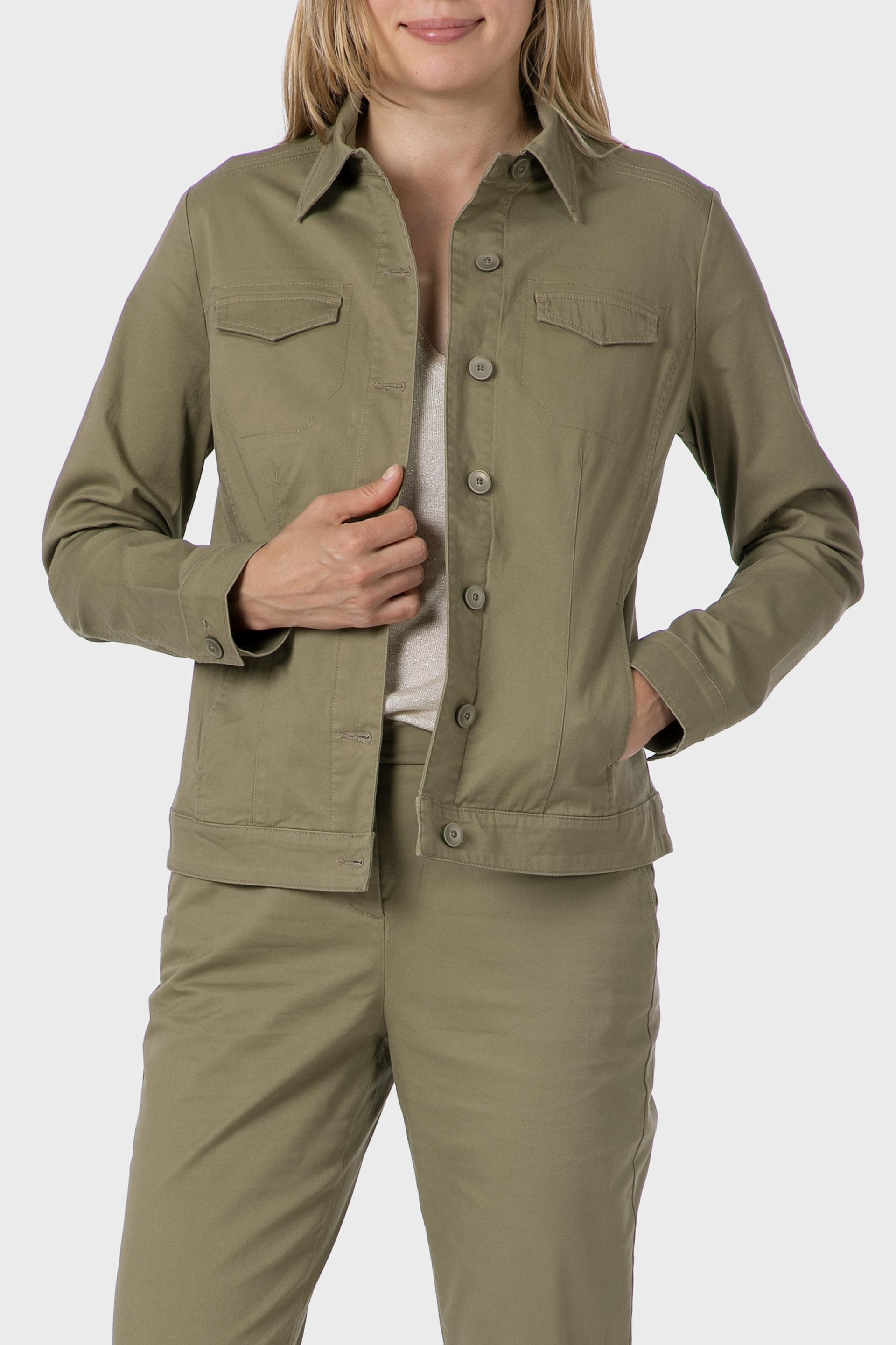 جاكيت، كاكي, Green Khaki, large image number 0