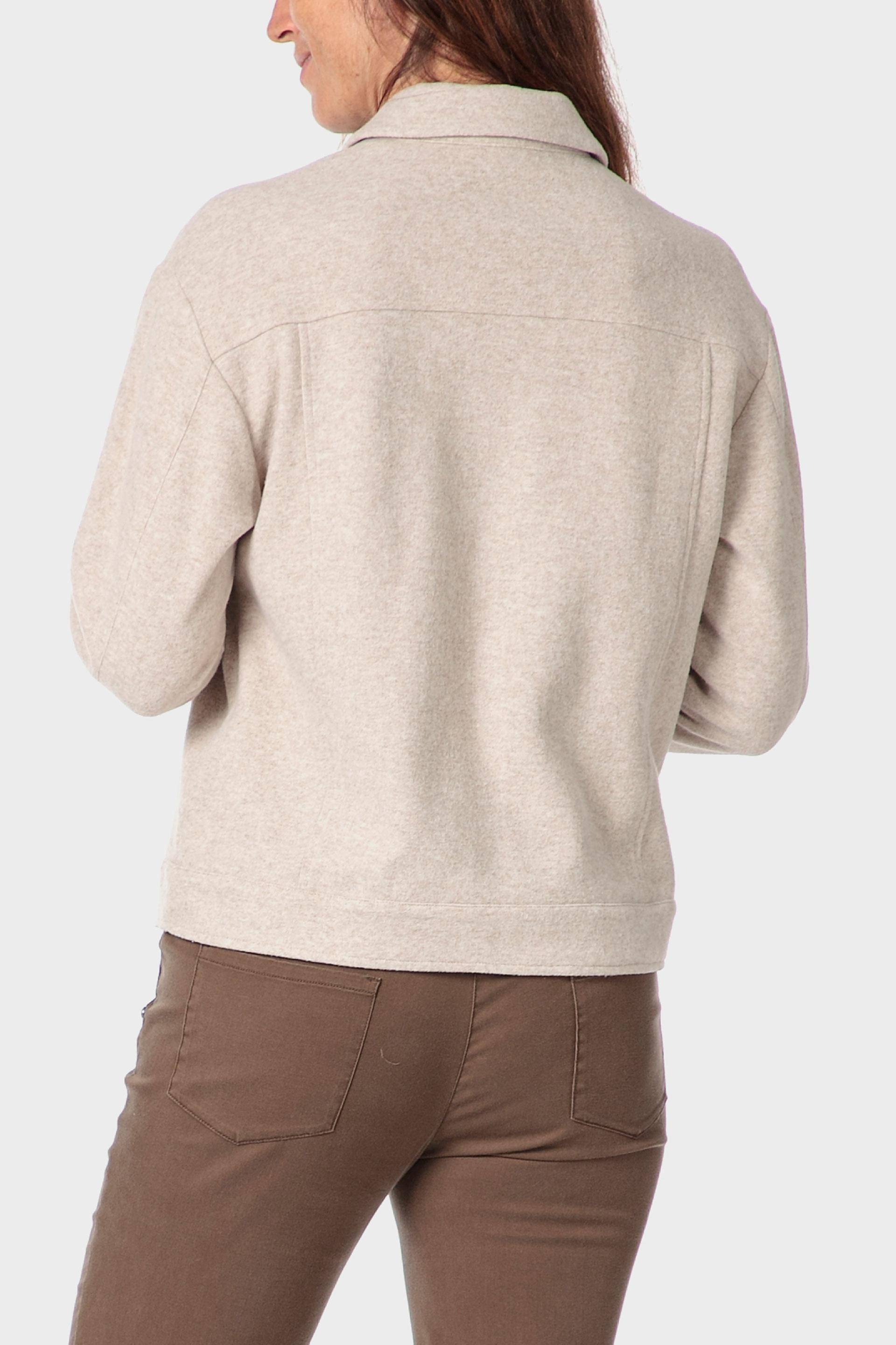 Beige Pockets Jacket, Beige Melange, medium
