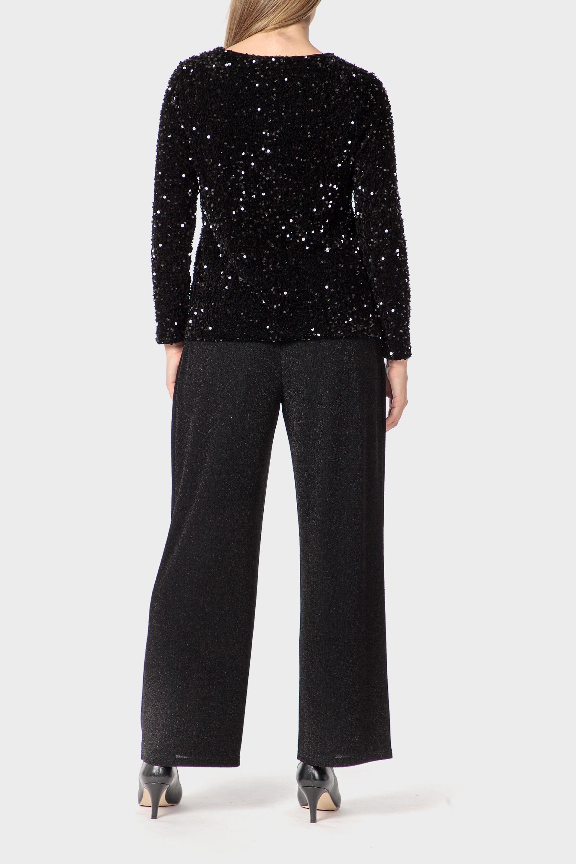 Black Sequins Jacket, 3701_120, large image number 3