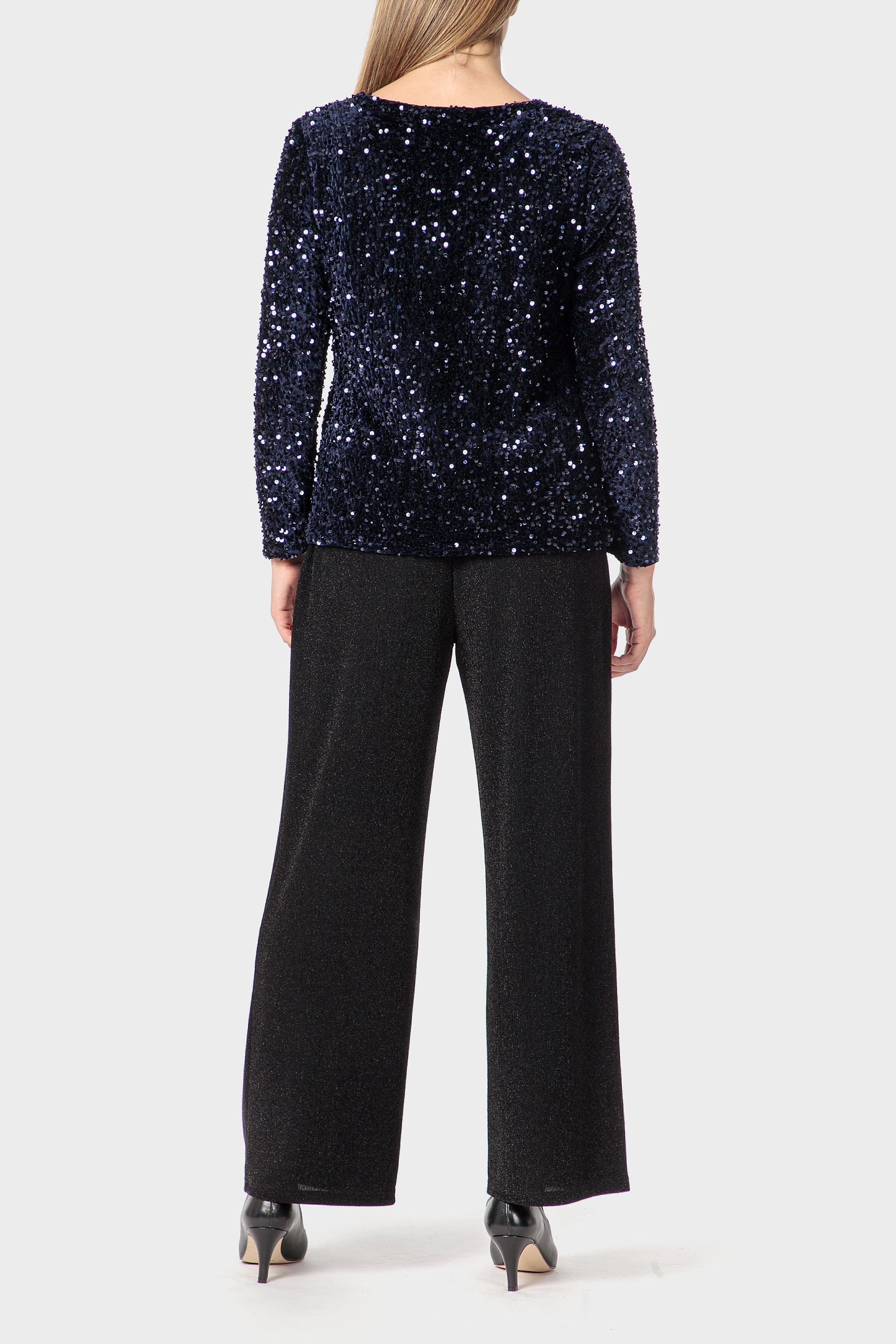 Navy Sequins Jacket, Blue Night, large image number 3