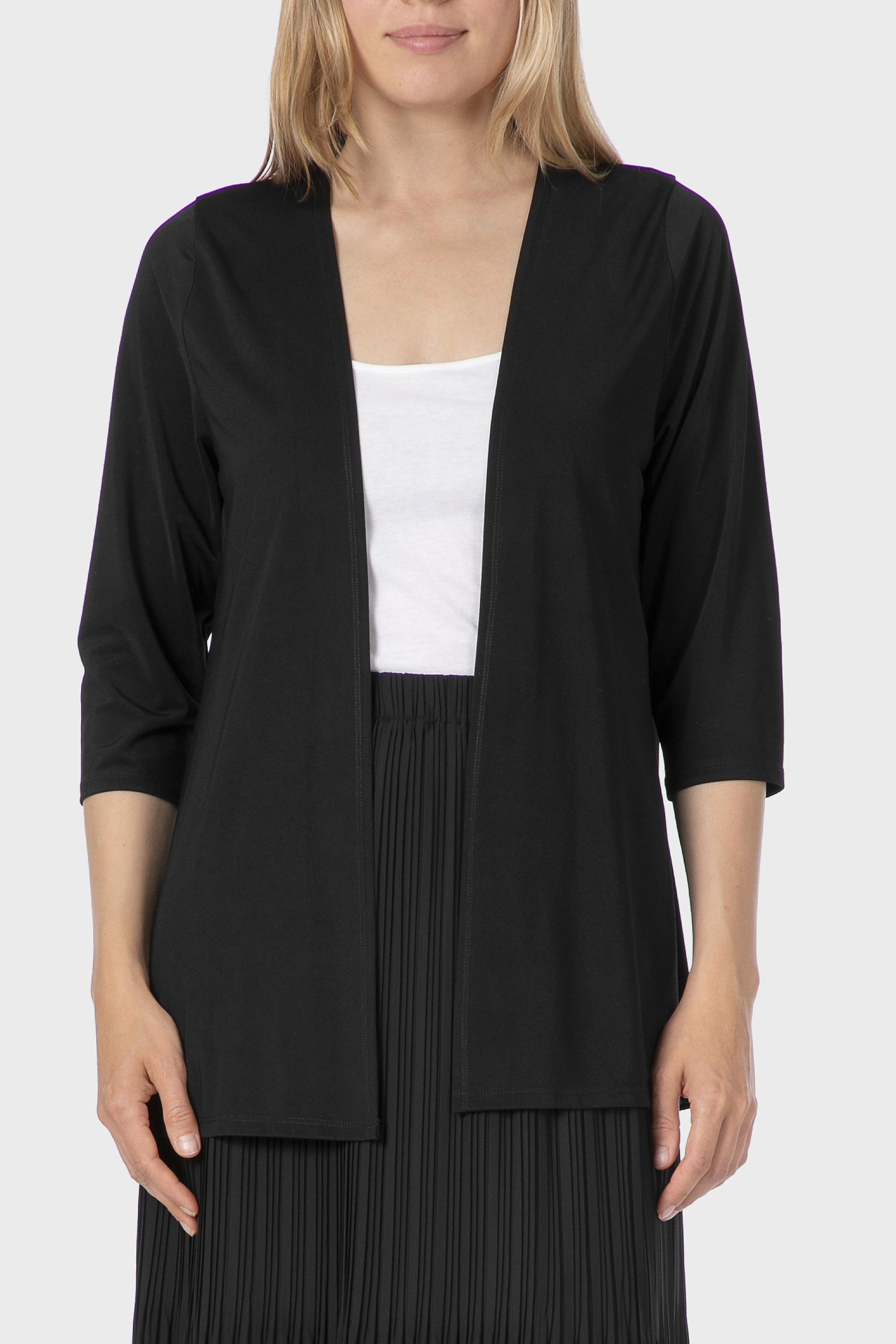 Black Open Jacket, , medium