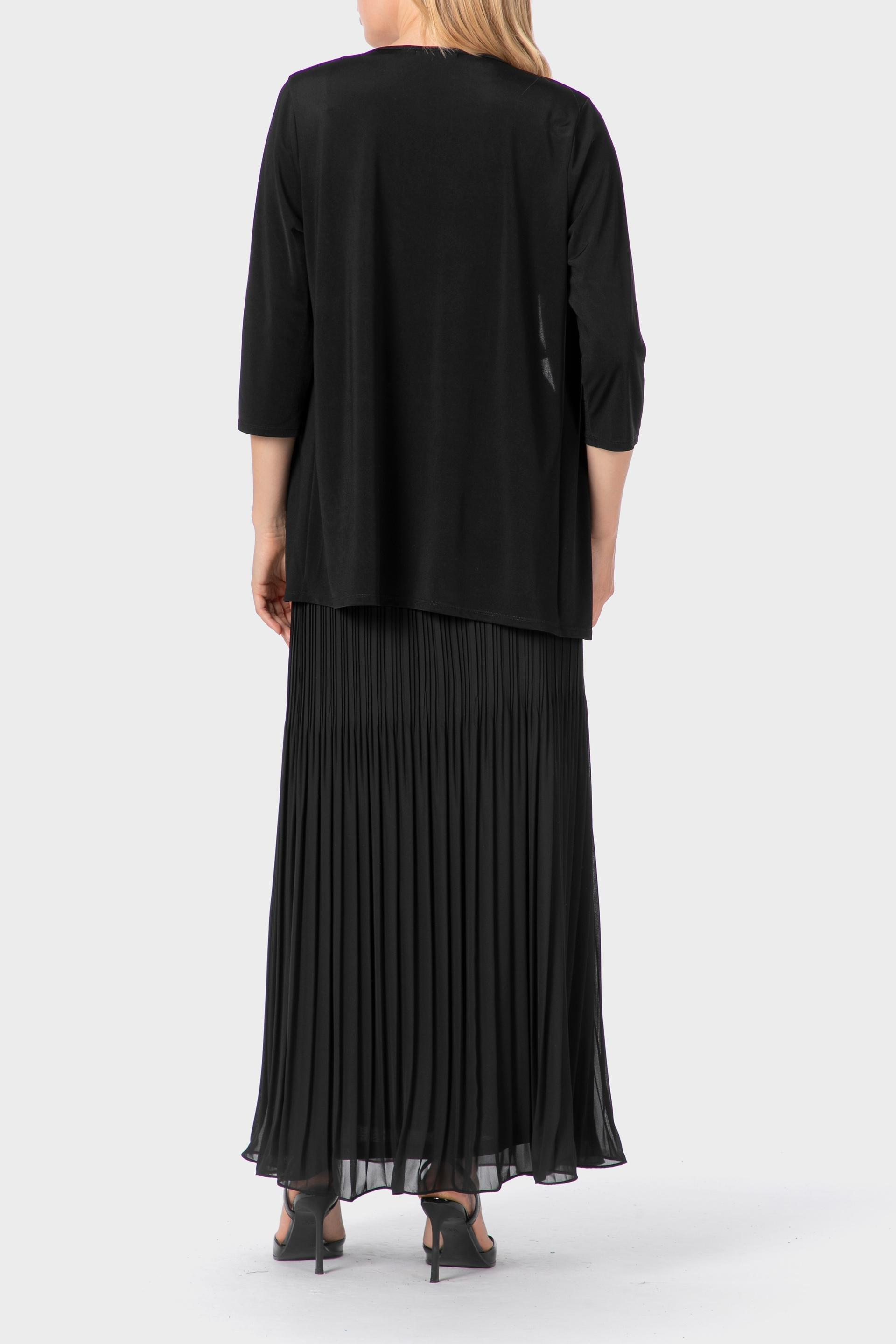 Black Open Jacket, 3701_120, large image number 3