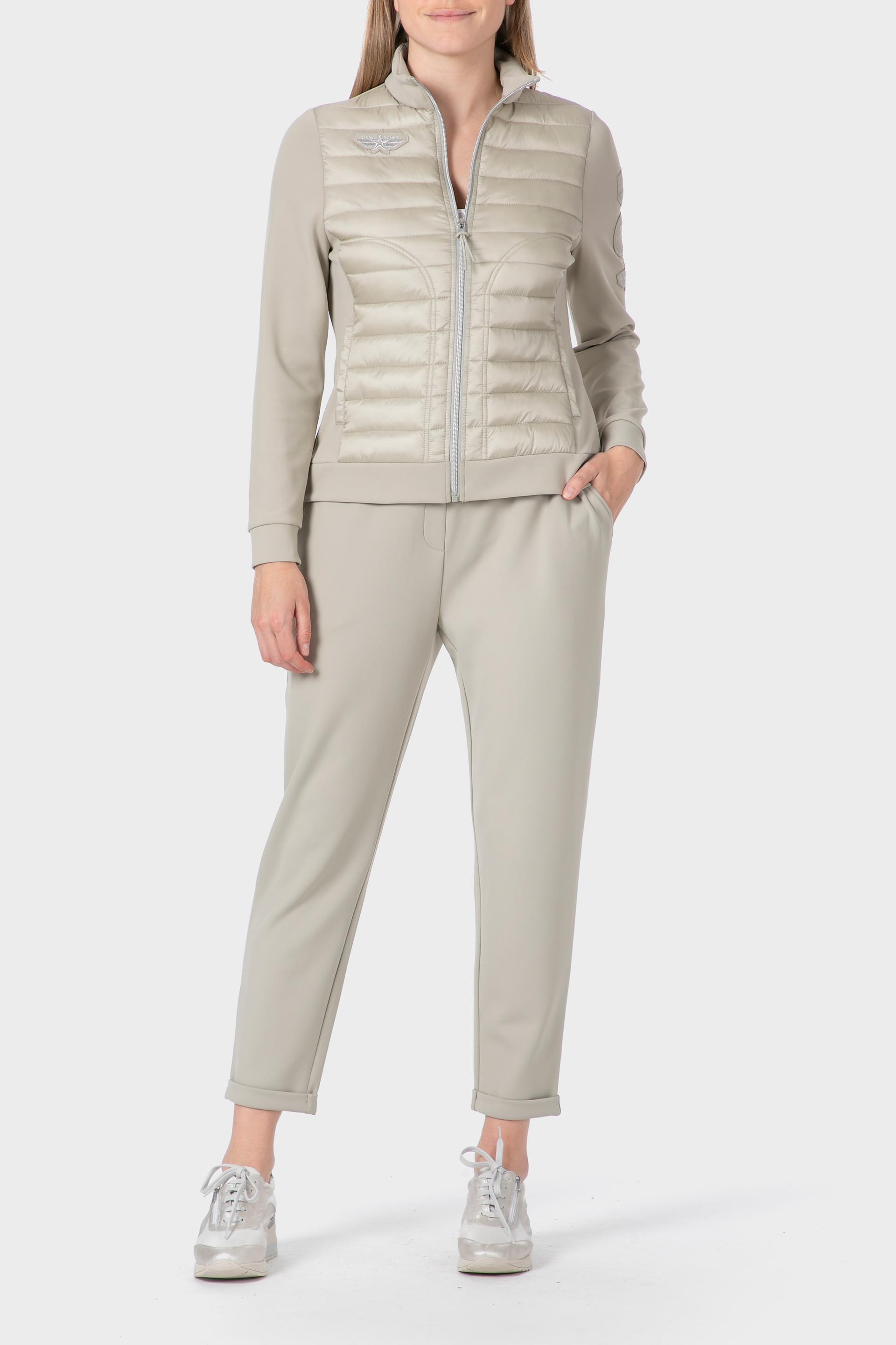 Cream Padded Jacket, 3701_299, large image number 2