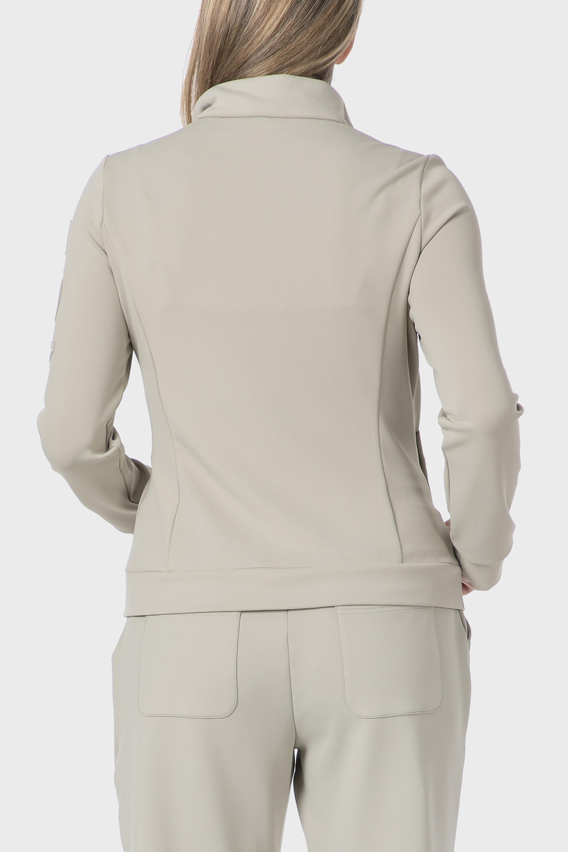 Cream Padded Jacket, 3701_299, large image number 3