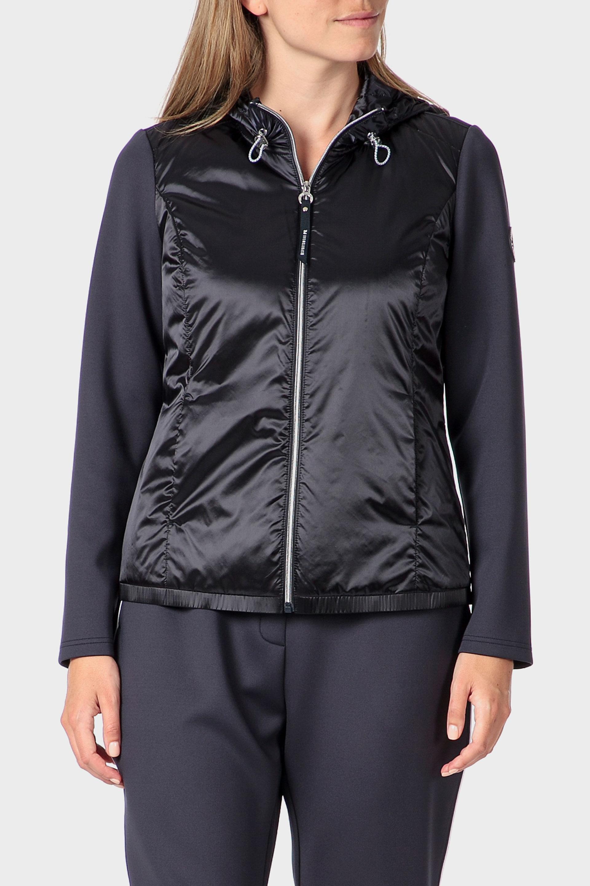 Navy Hooded Sports Jacket, 3701_104, large image number 0