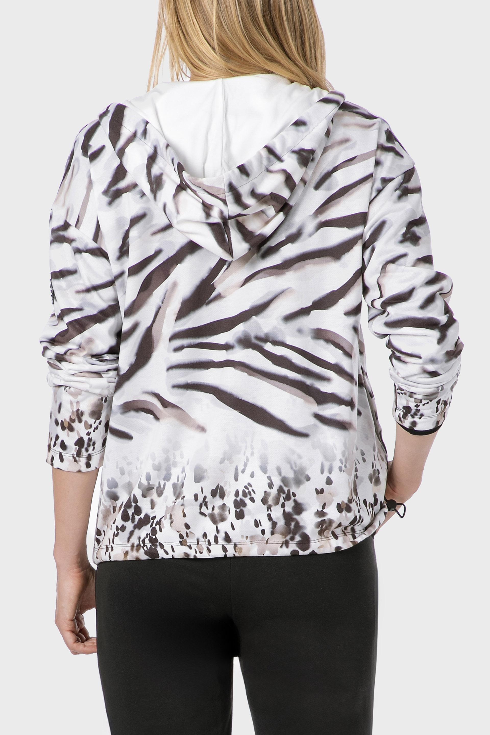 Black Printed Jacket, , large image number 1