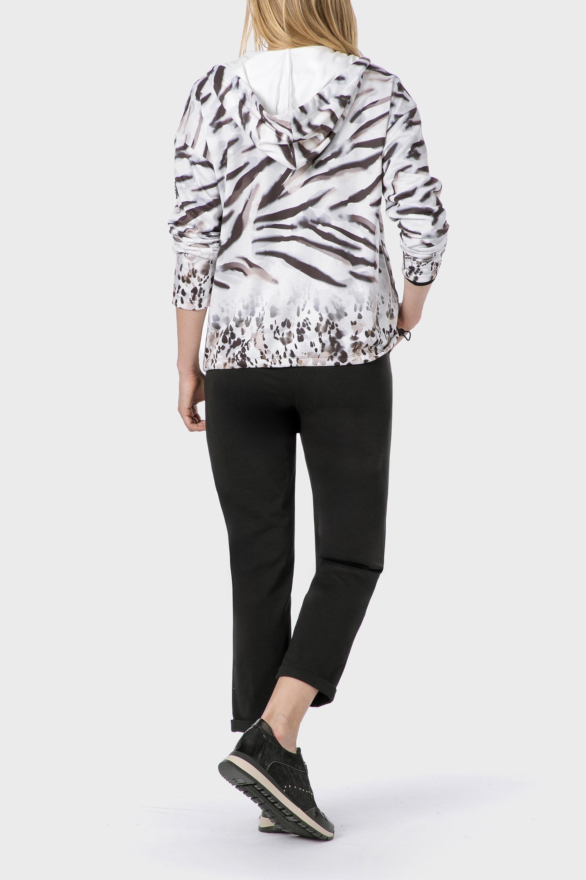 Black Printed Jacket, , large image number 2