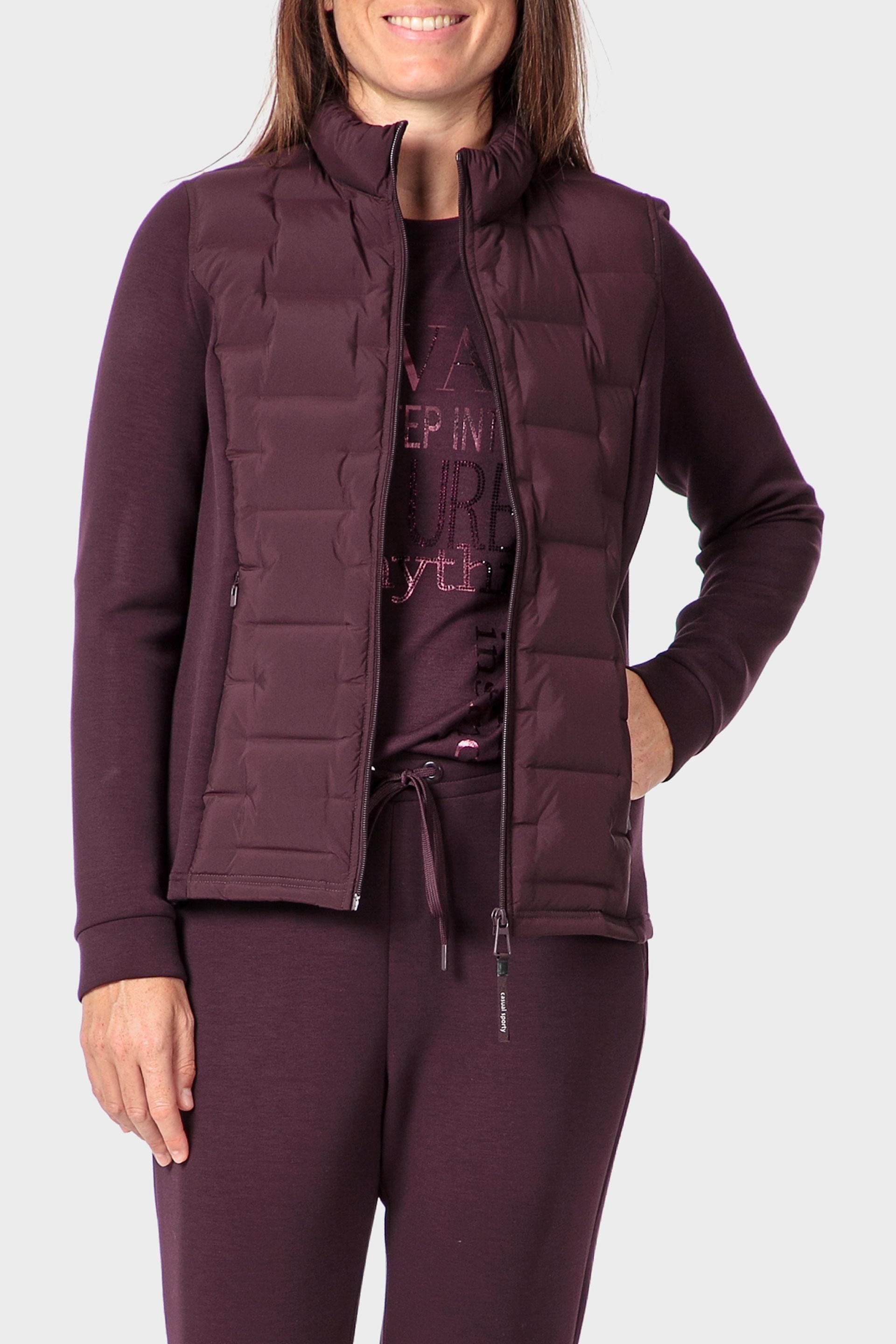Burgundy Padded Jacket, 3701_365, medium