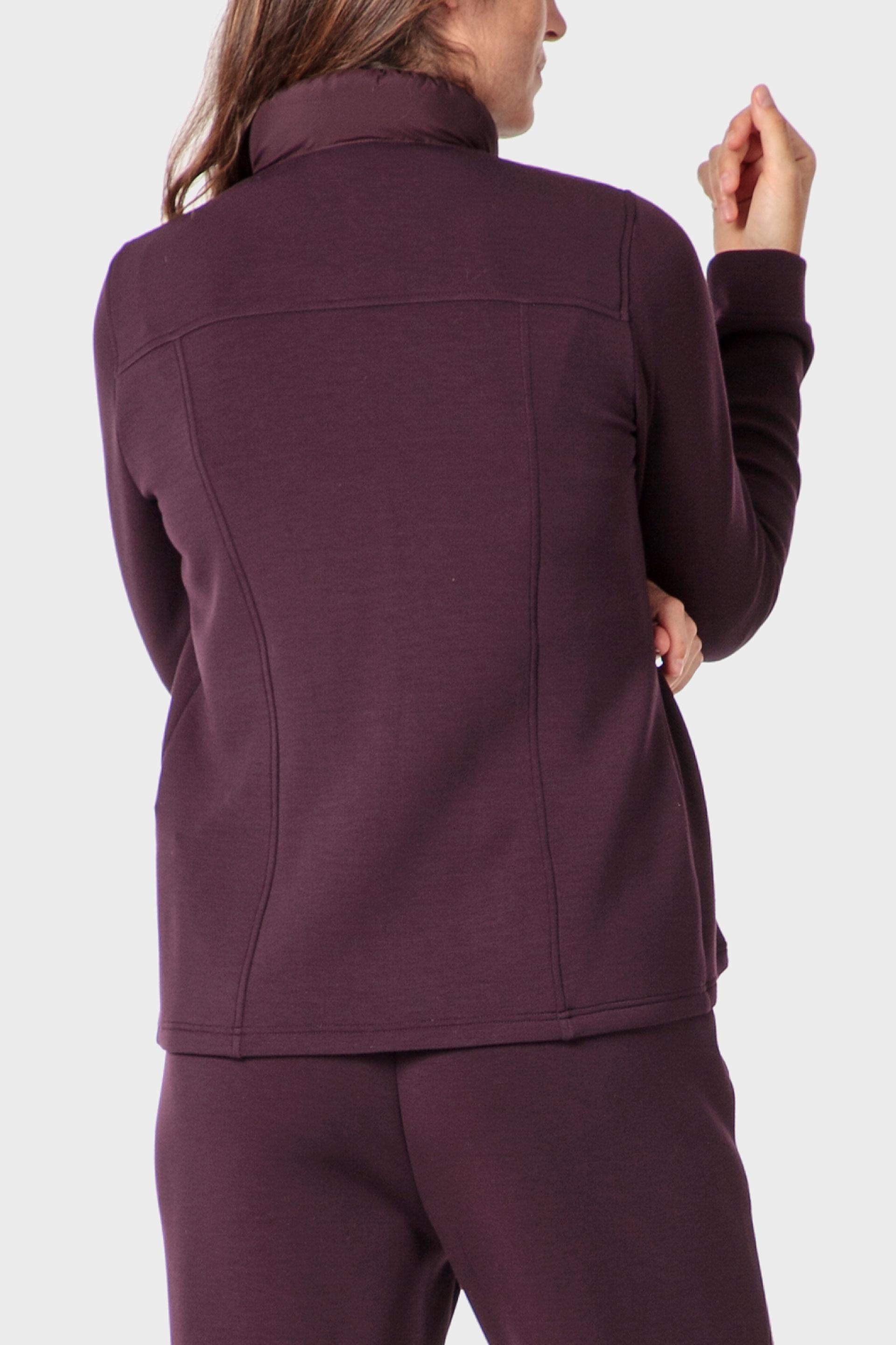 Burgundy Padded Jacket, 3701_365, medium