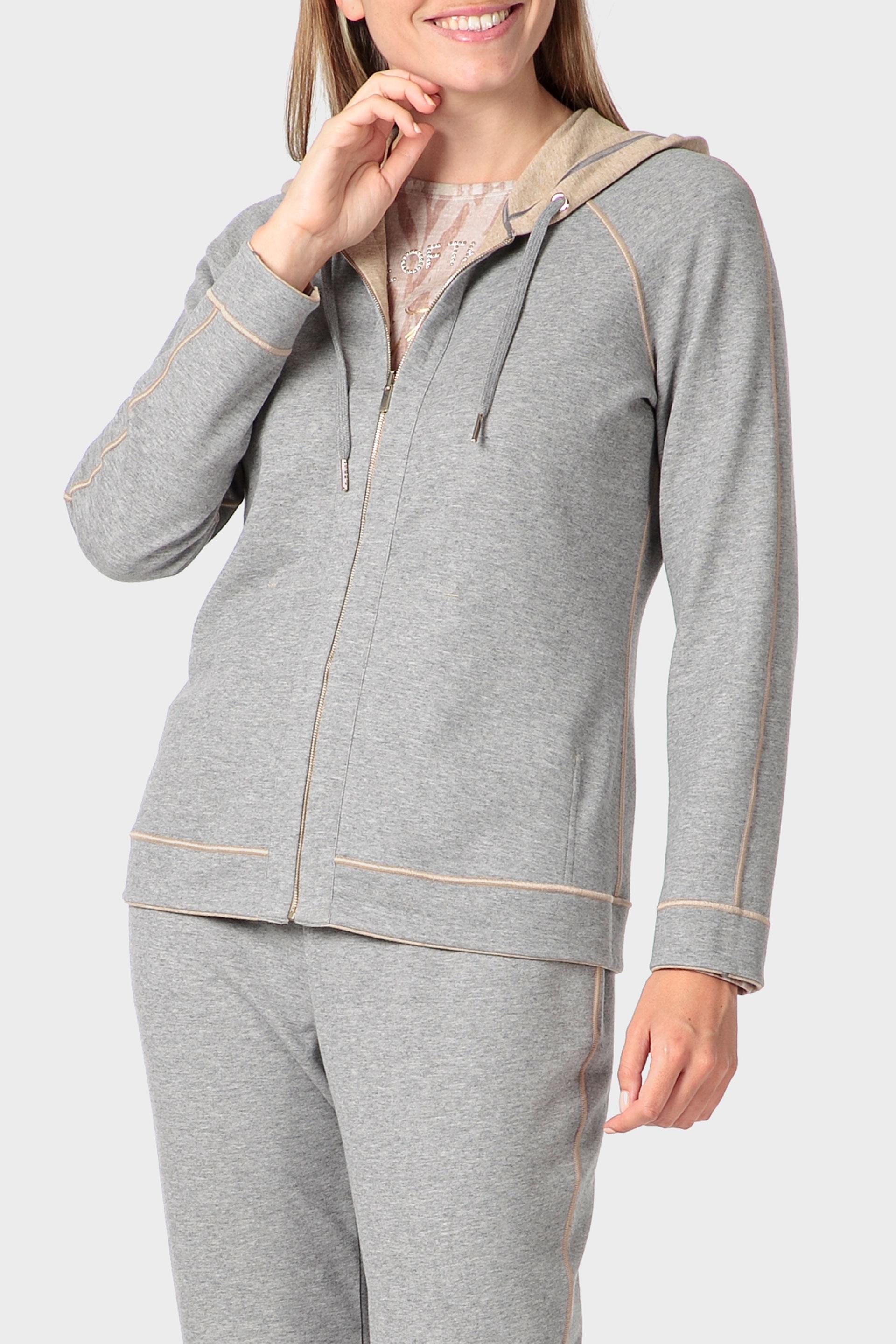 جاكيت قابل للارتداء على الوجهين، بيج, Beige Melange, medium