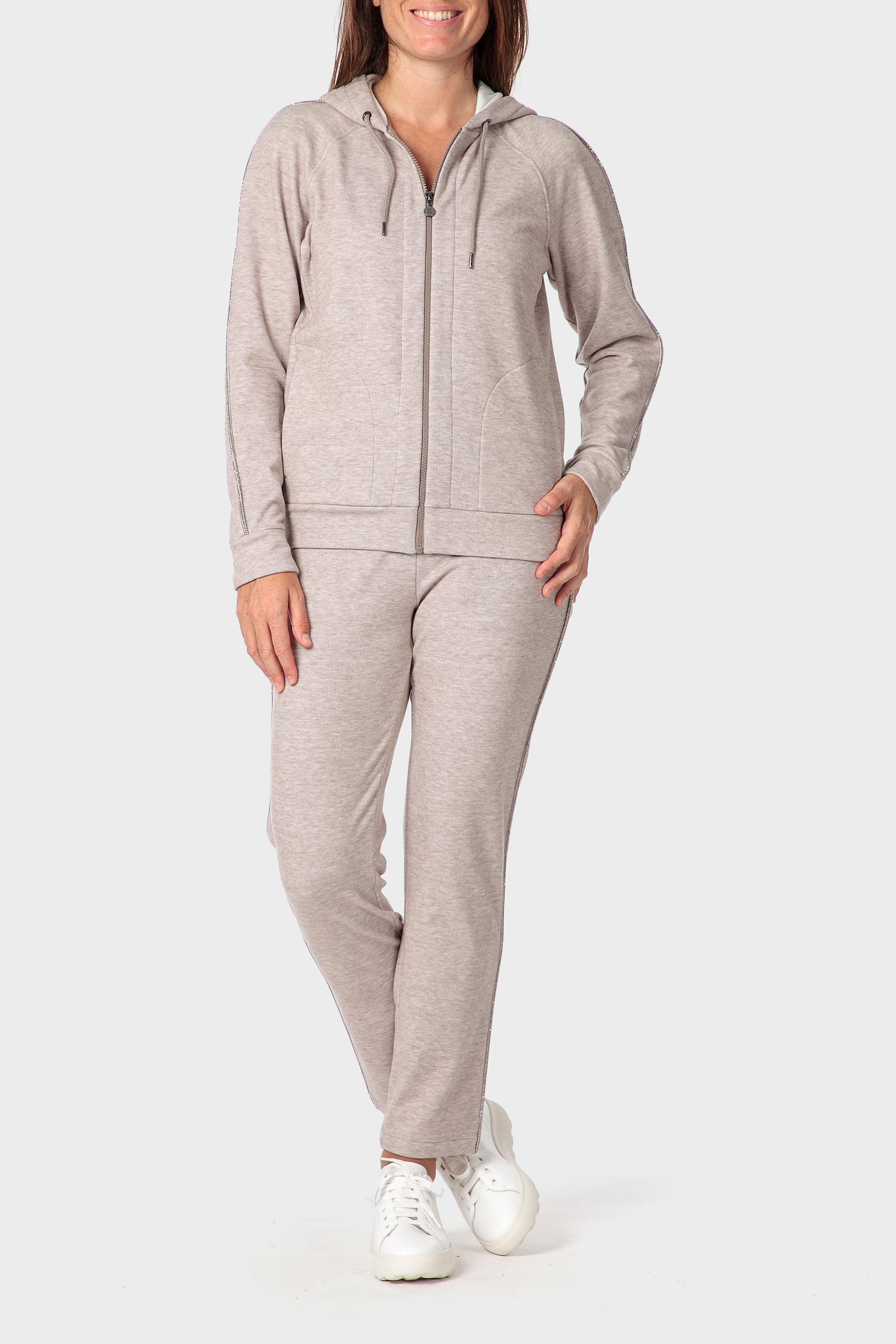 Beige Hooded Jacket, 3701_364, large image number 2