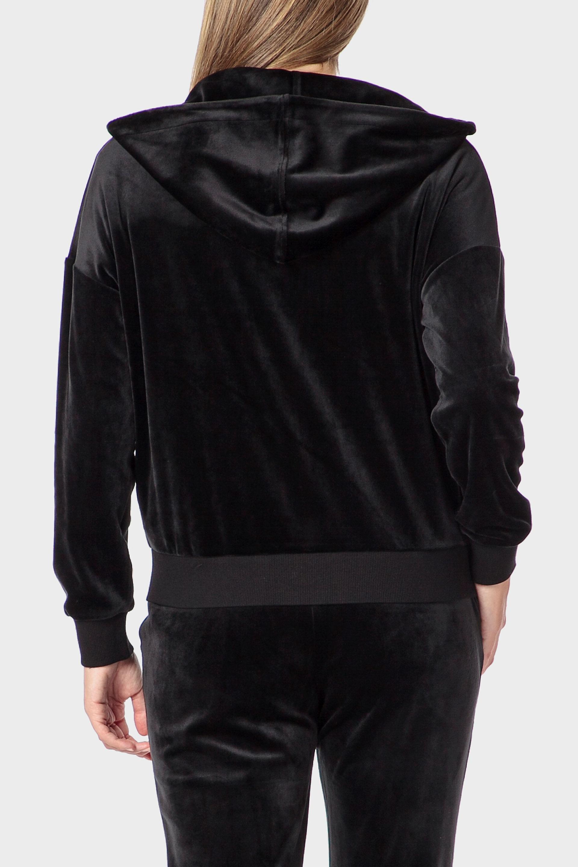 Black Hooded Jacket, Black, large image number 2