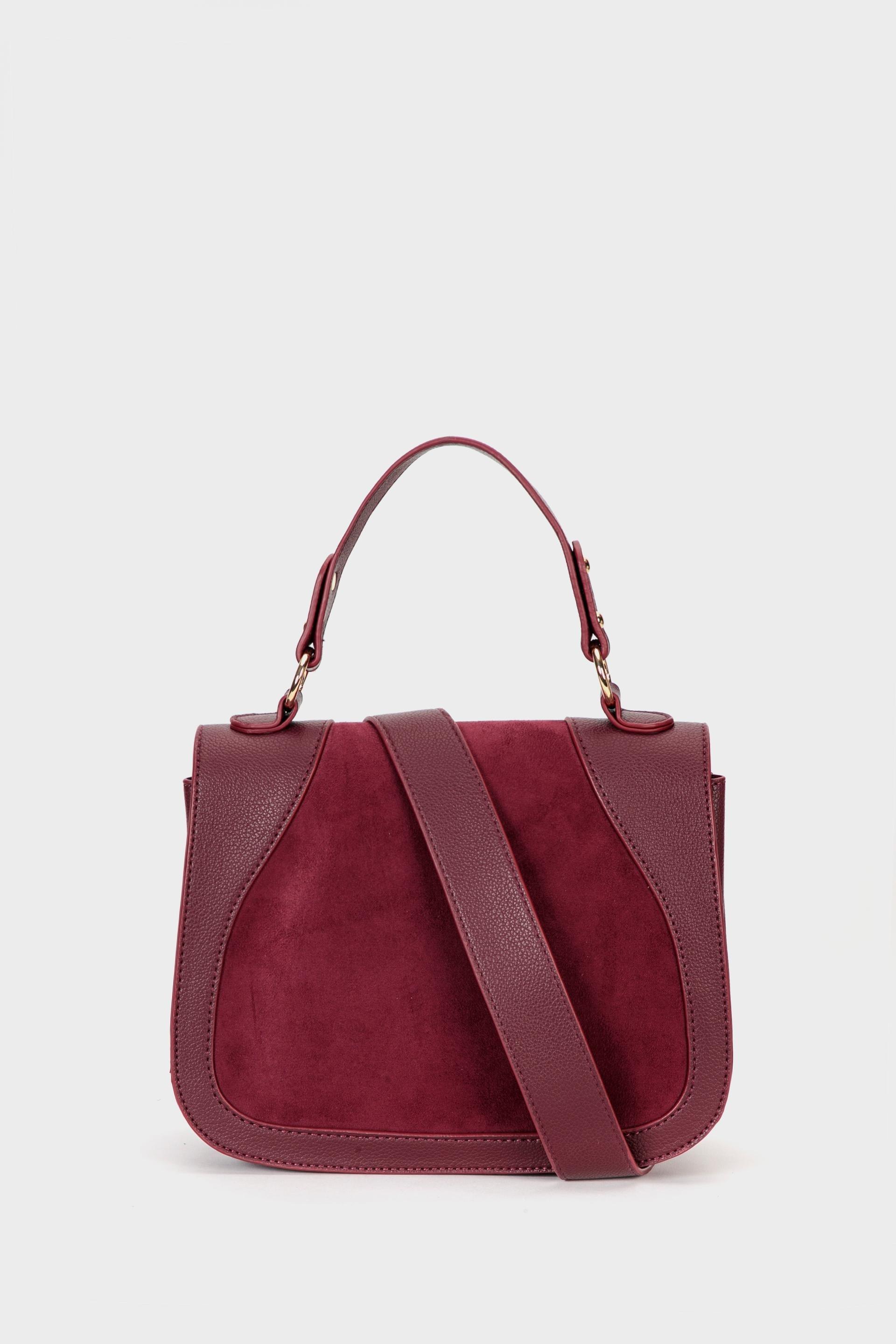 Burgundy Shoulder Bag, 3701_108, medium