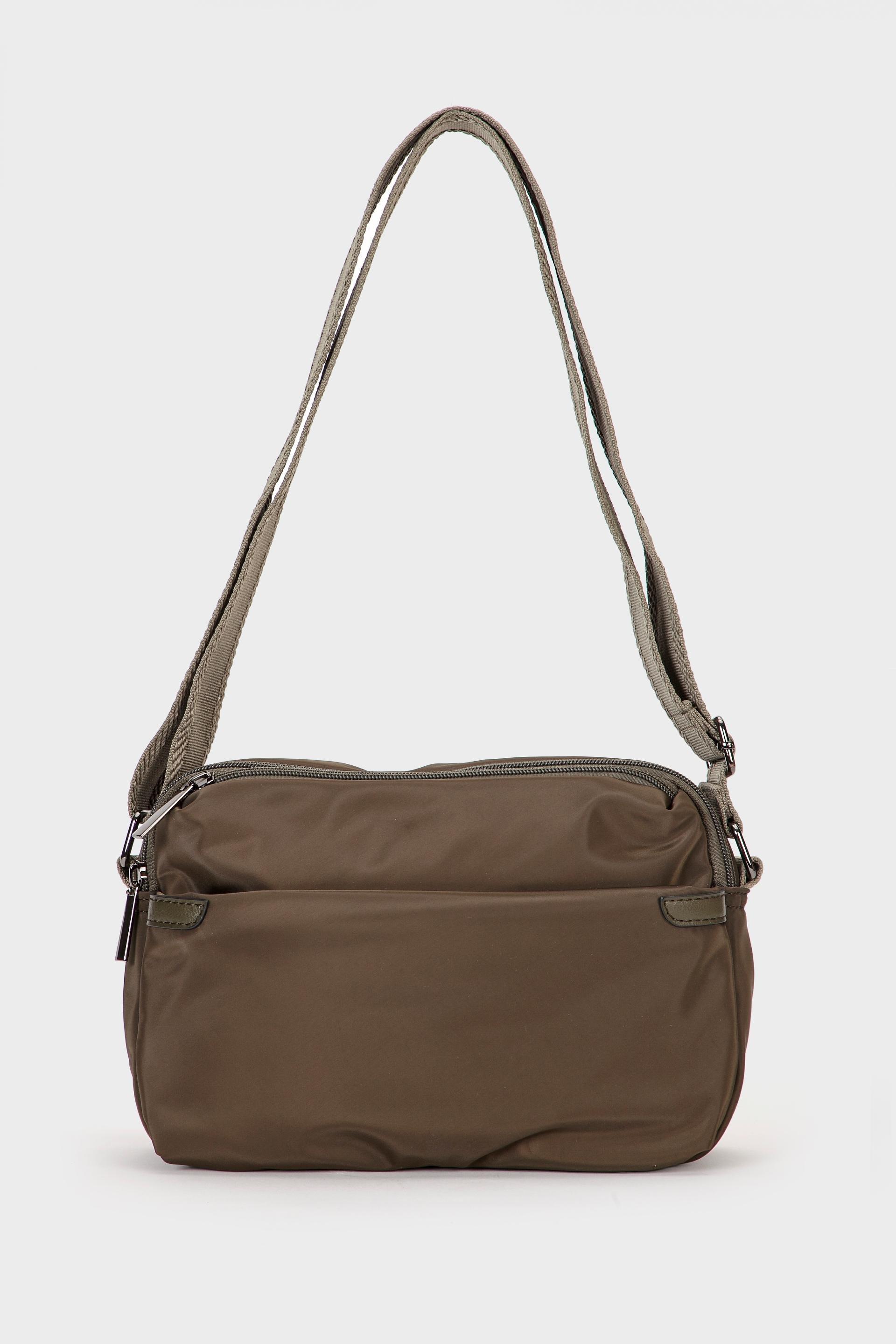 Khaki Shoulder Bag, Green Khaki, medium