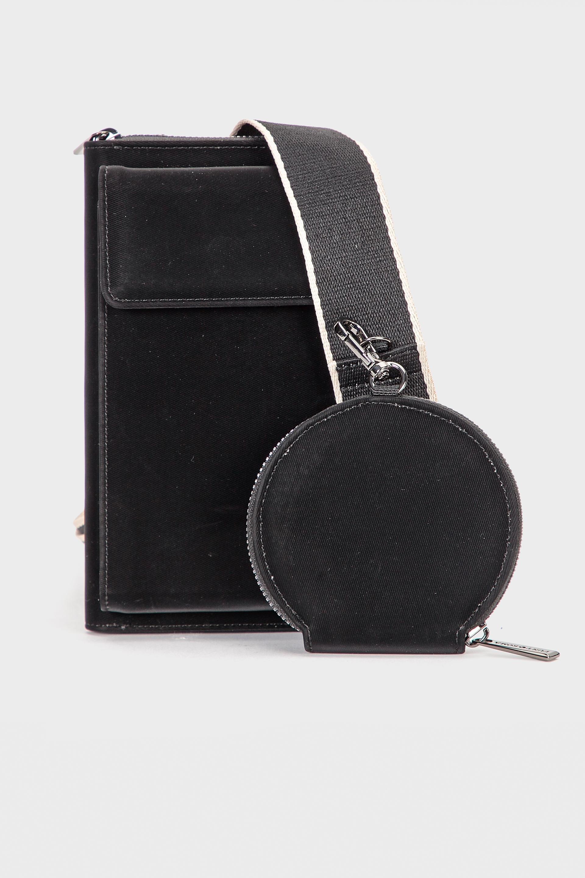 Black Phone Bag, Black, large image number 0