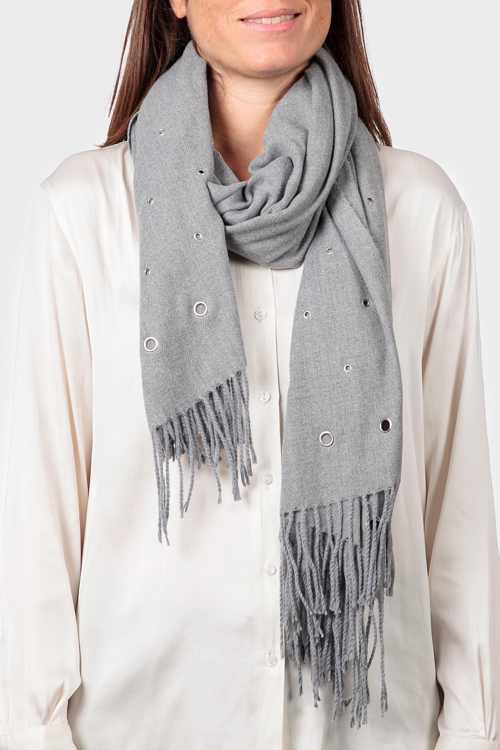 Grey Fantasy Pashmina, Grey, large image number 0