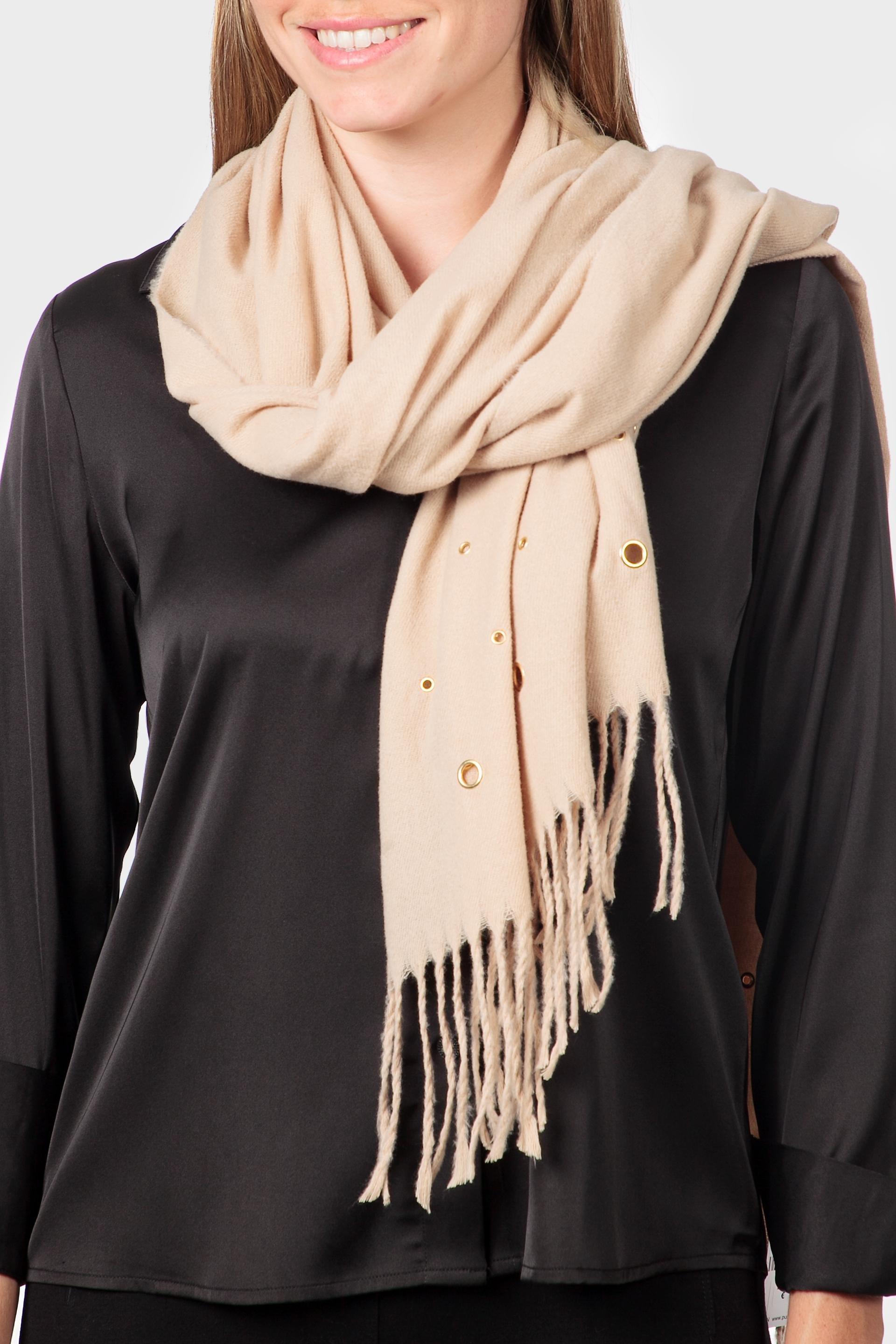 Beige Fantasy Pashmina, Beige, large image number 0