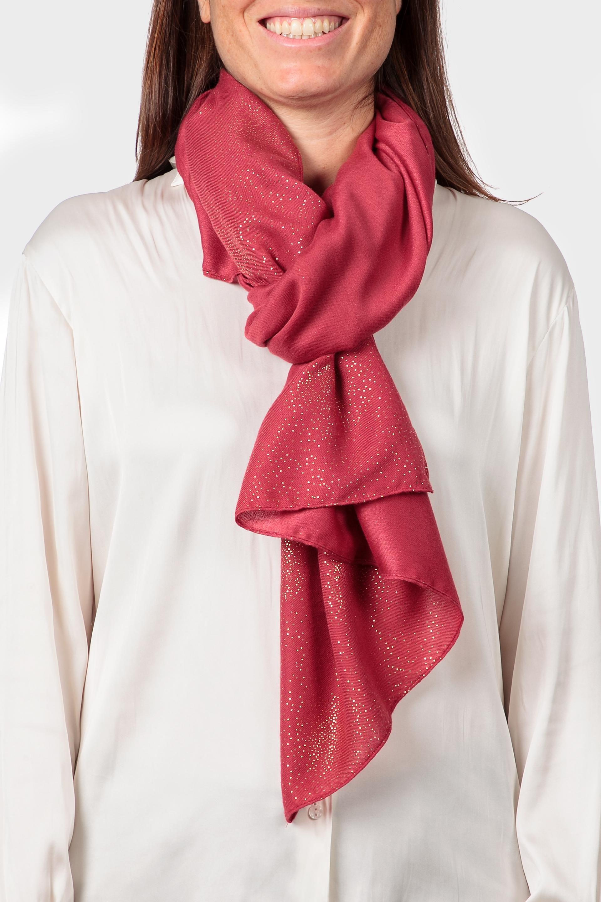 Fantasy pashmina Red, Red Cherry, medium
