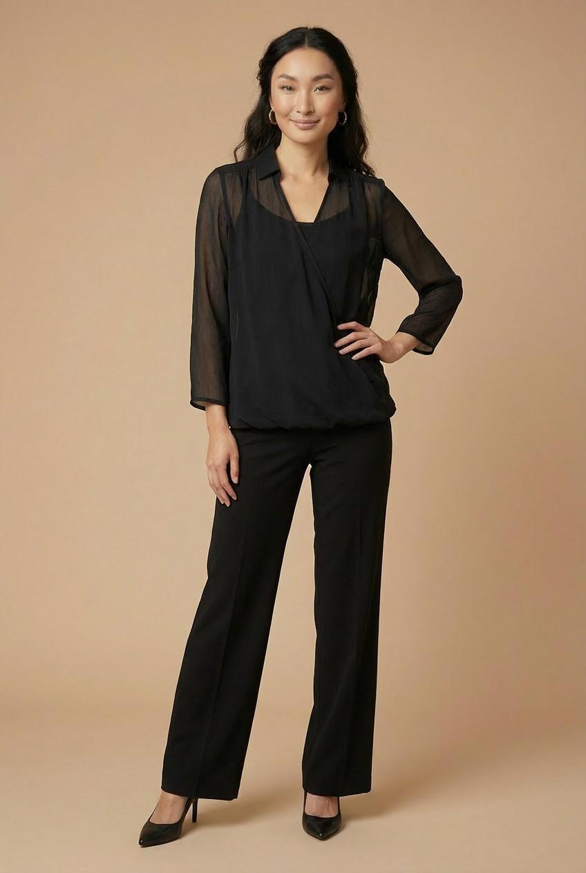 Black Twinset, Black, medium