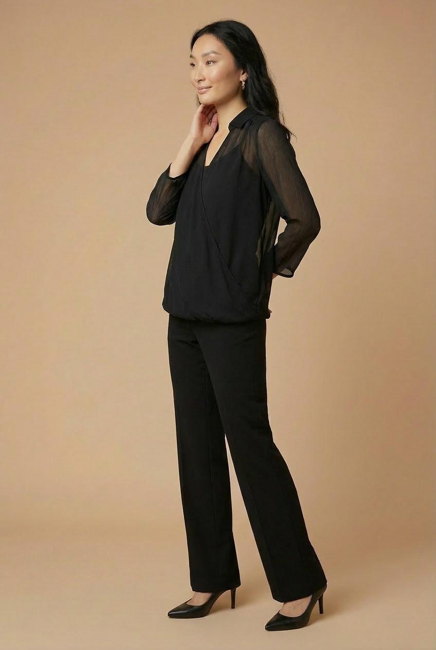 Black Twinset, Black, medium