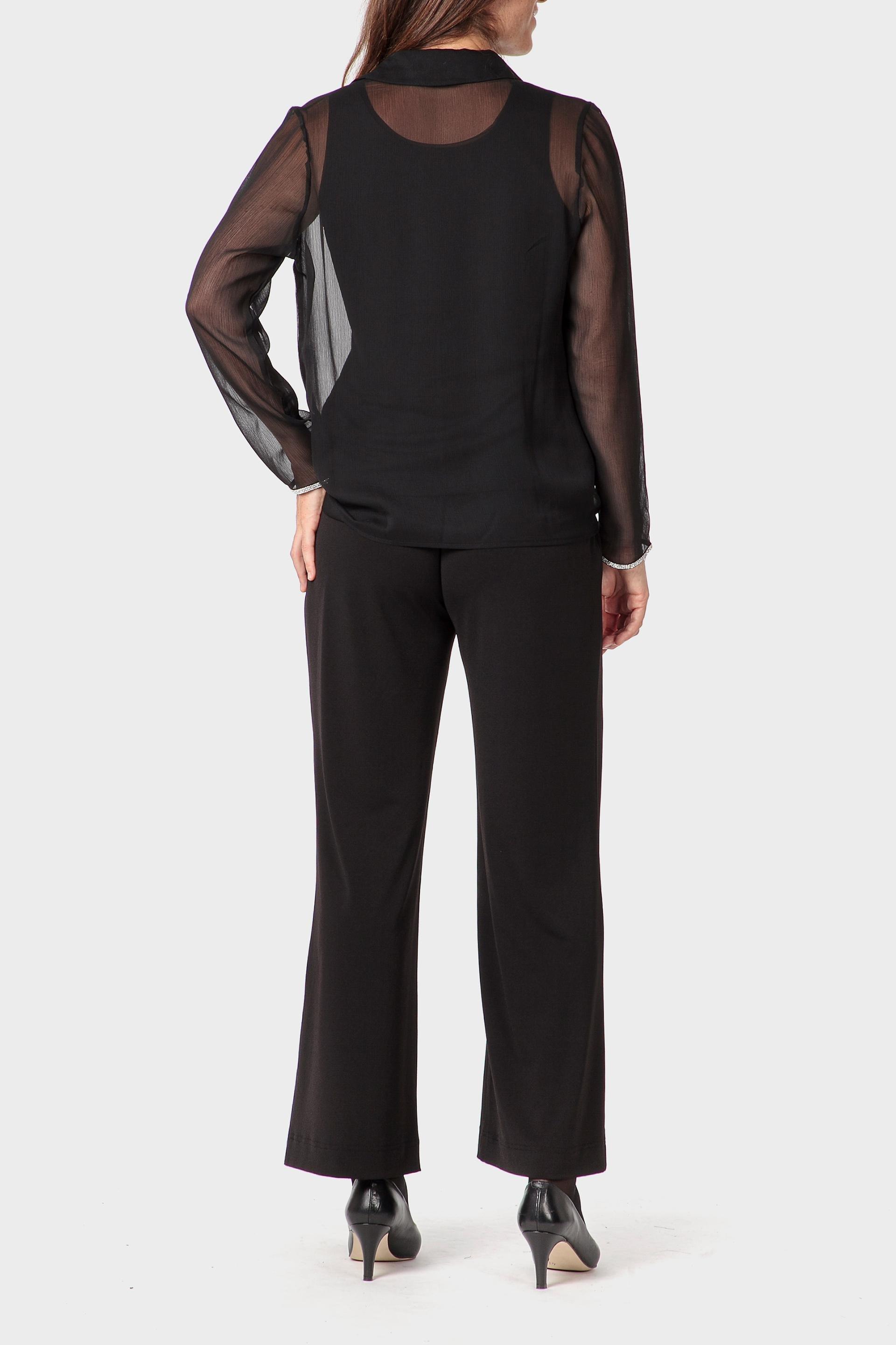 Black Twinset, Black, large image number 3