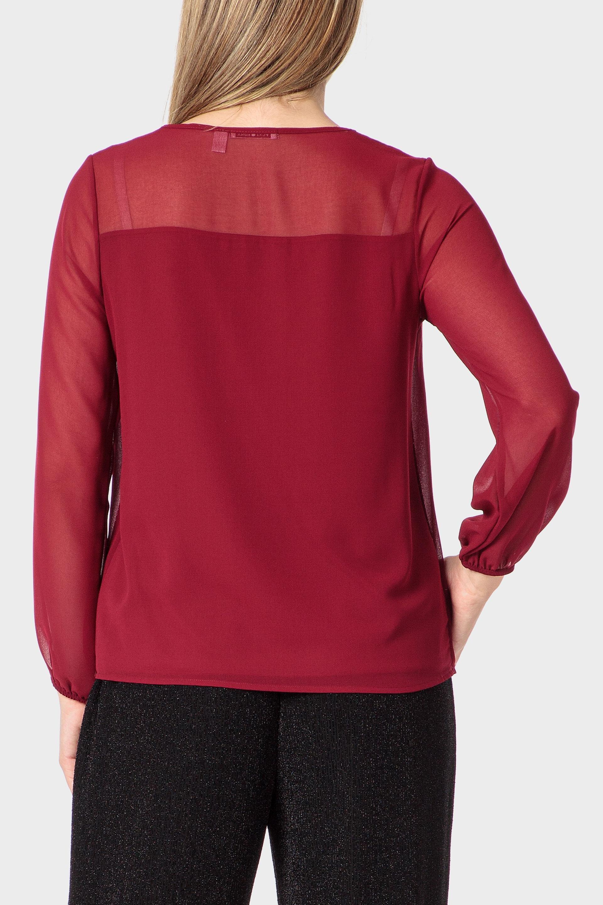 Red Faux Twinset, 3701_103, medium