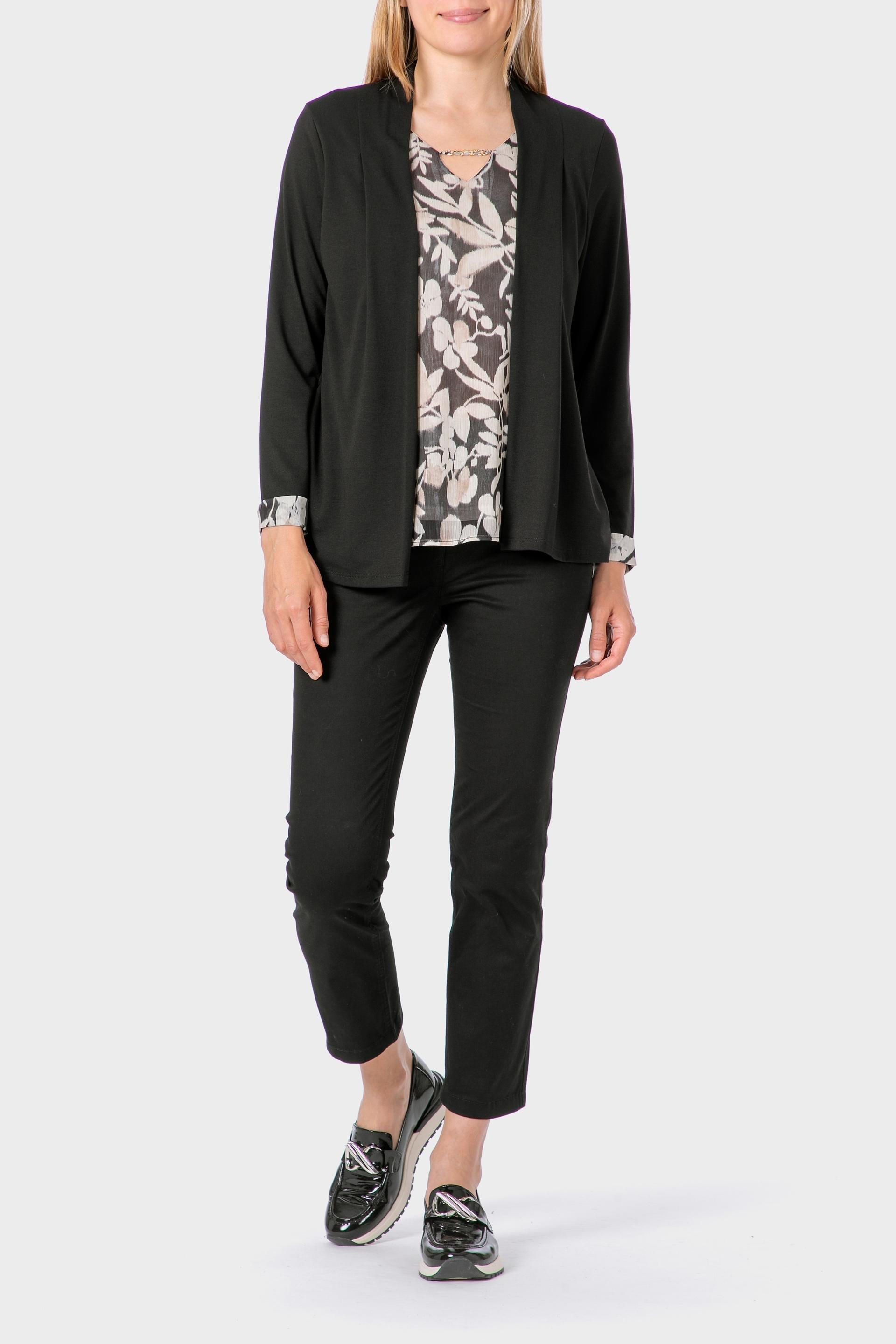 Black Faux Twinset, , large image number 1