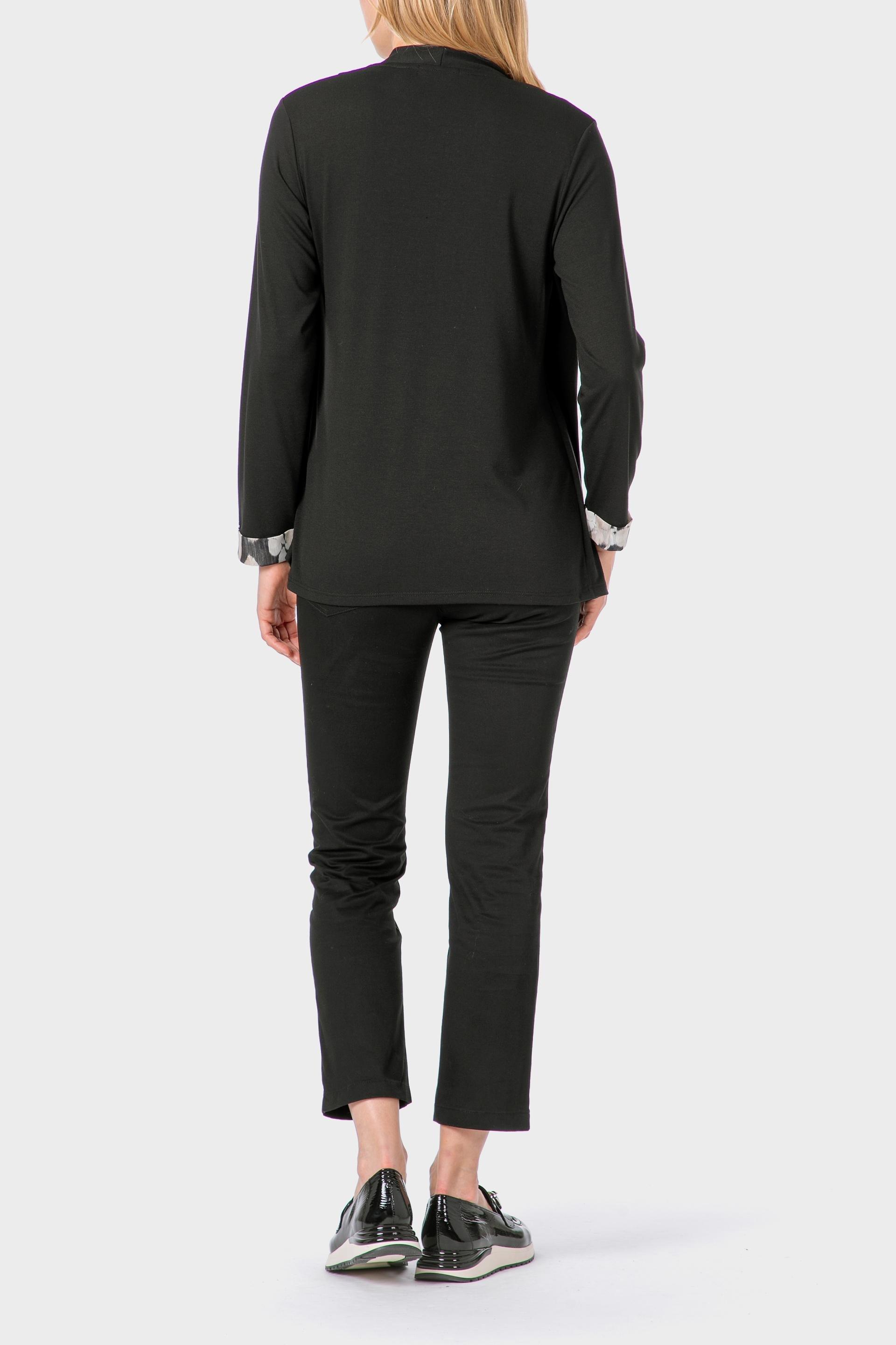 Black Faux Twinset, , large image number 3