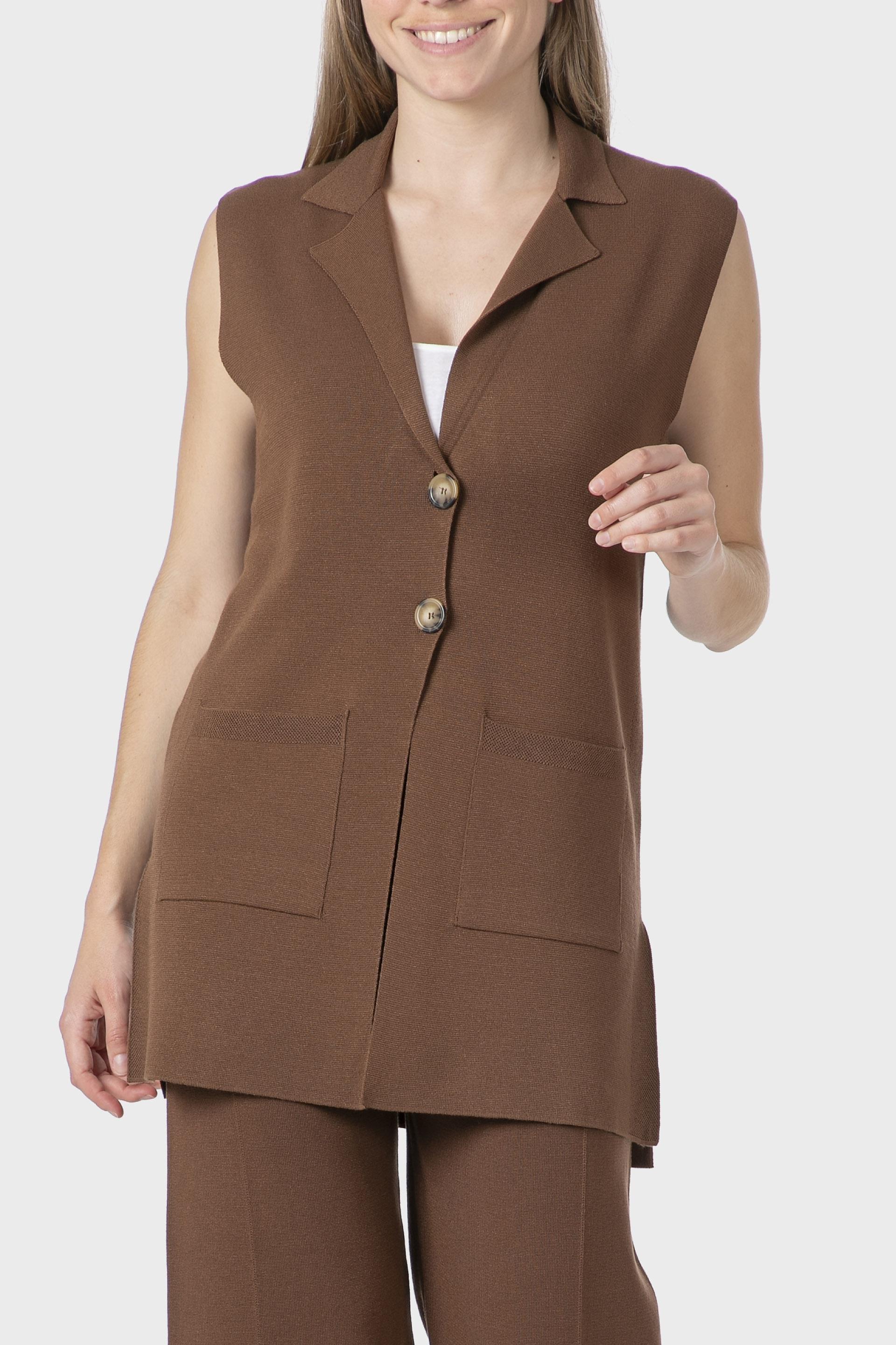 Multicolour Long Waistcoat, , large image number 0