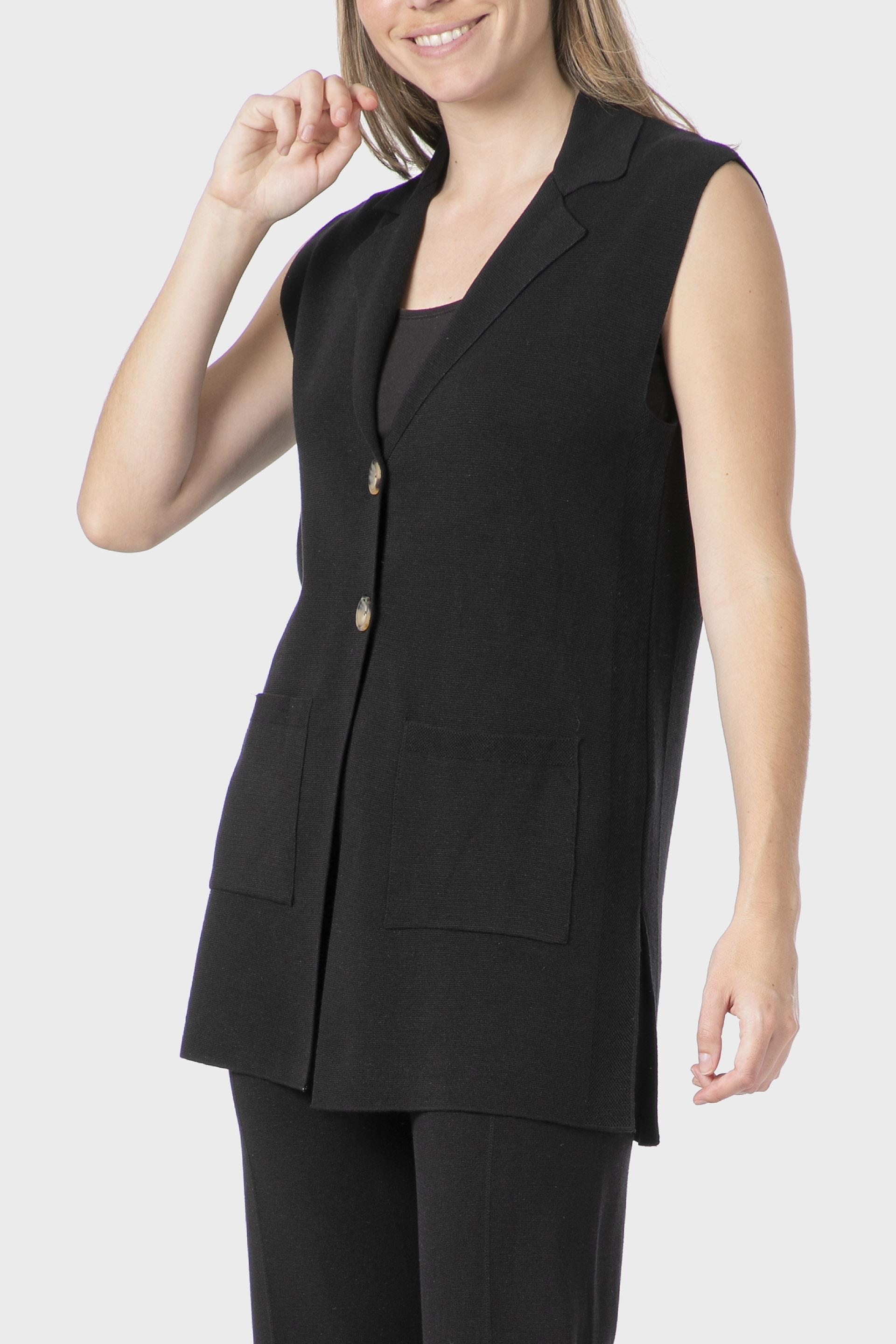 White Long Waistcoat, , large image number 0