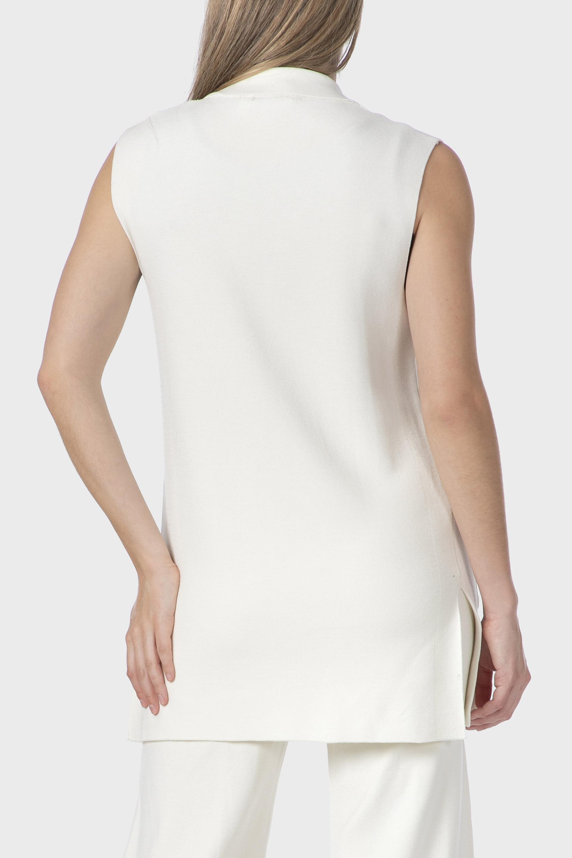 White Long Waistcoat, , large image number 1